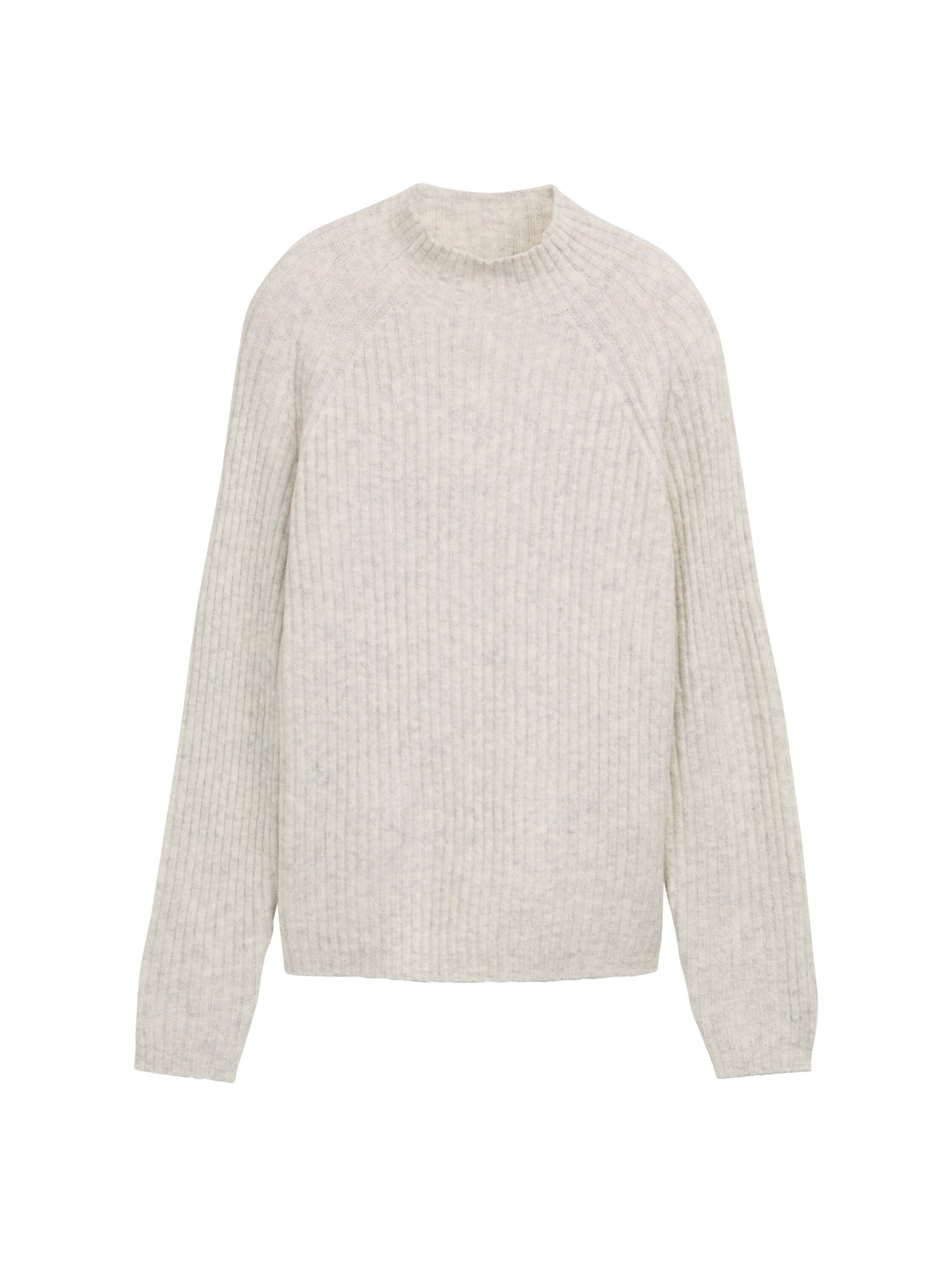 Relaxed Fit Strickpullover mit Stehkragen