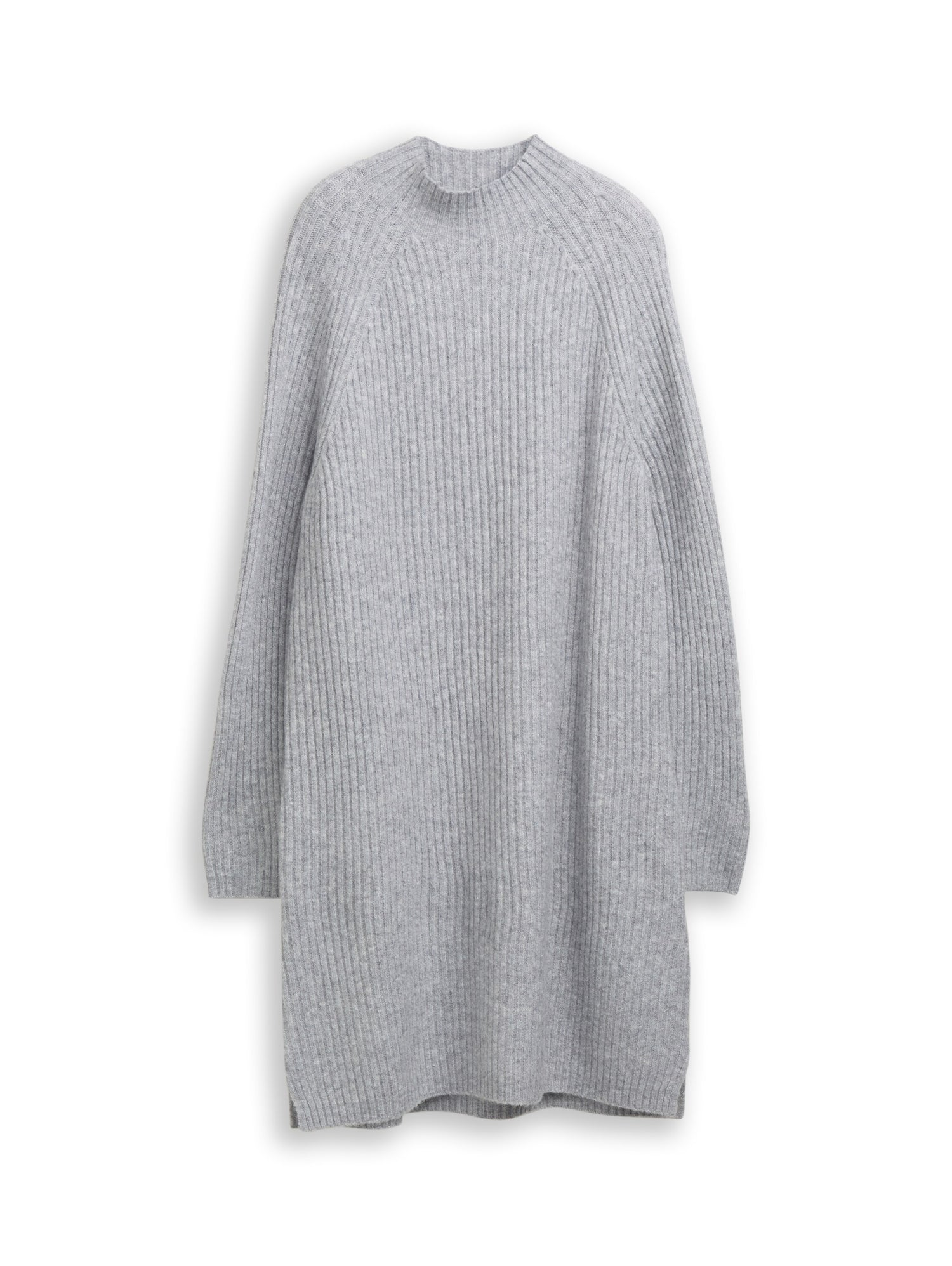 Midi-Strickkleid mit Stehkragen