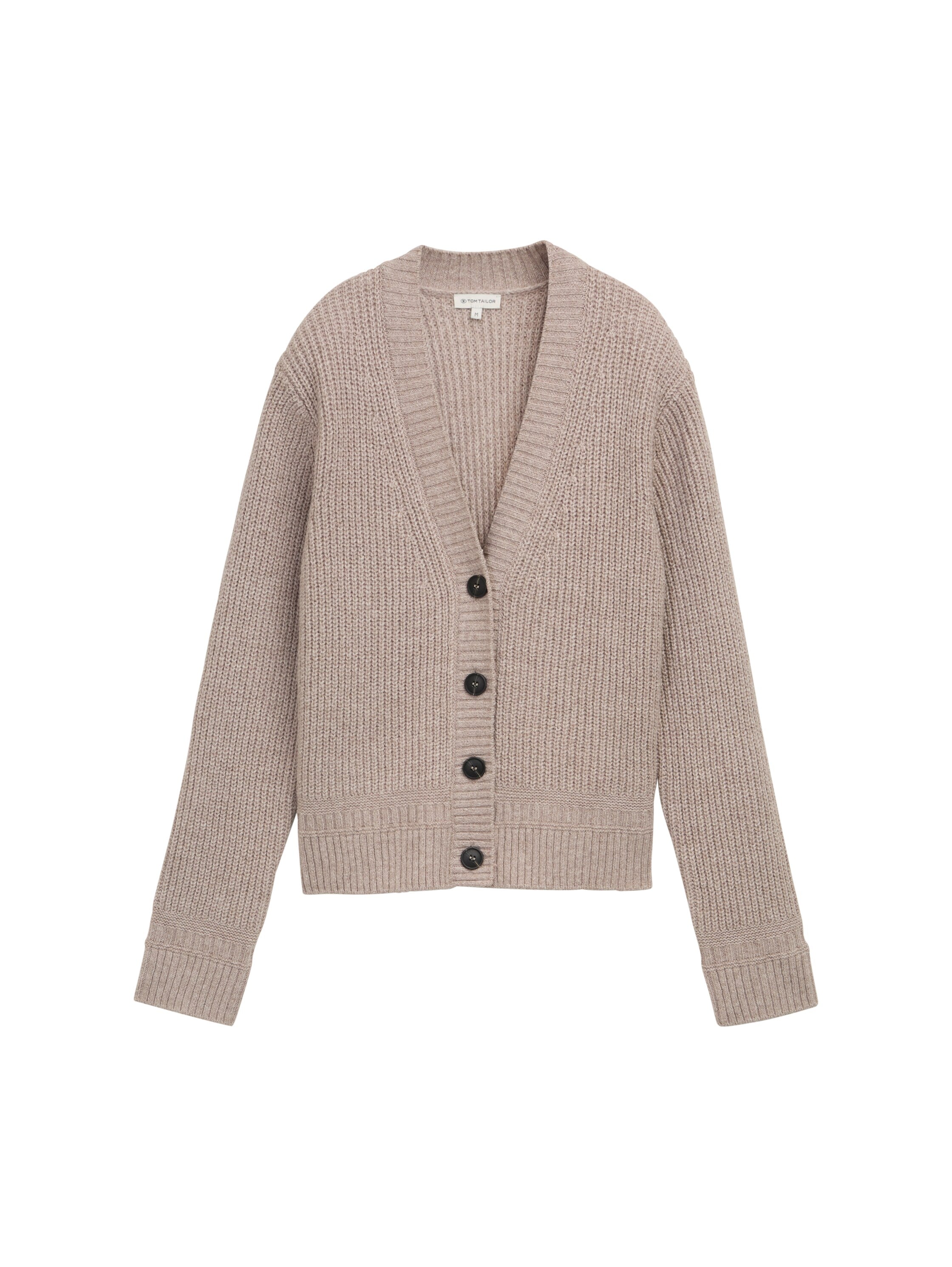 Cardigan mit Rippstruktur