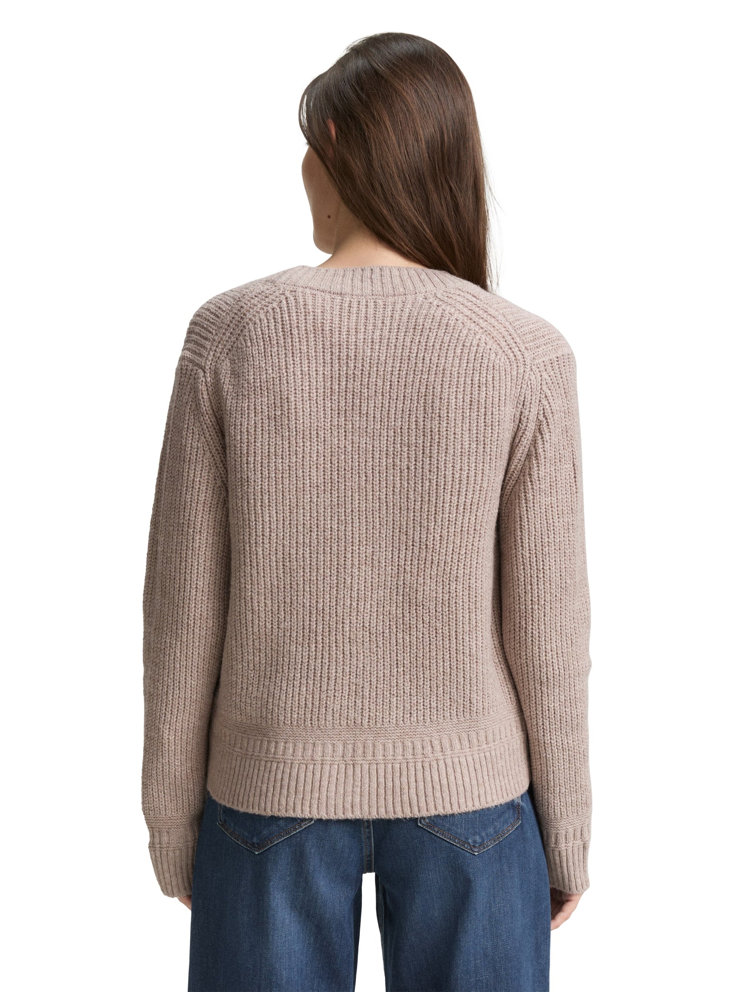 Cardigan mit Rippstruktur