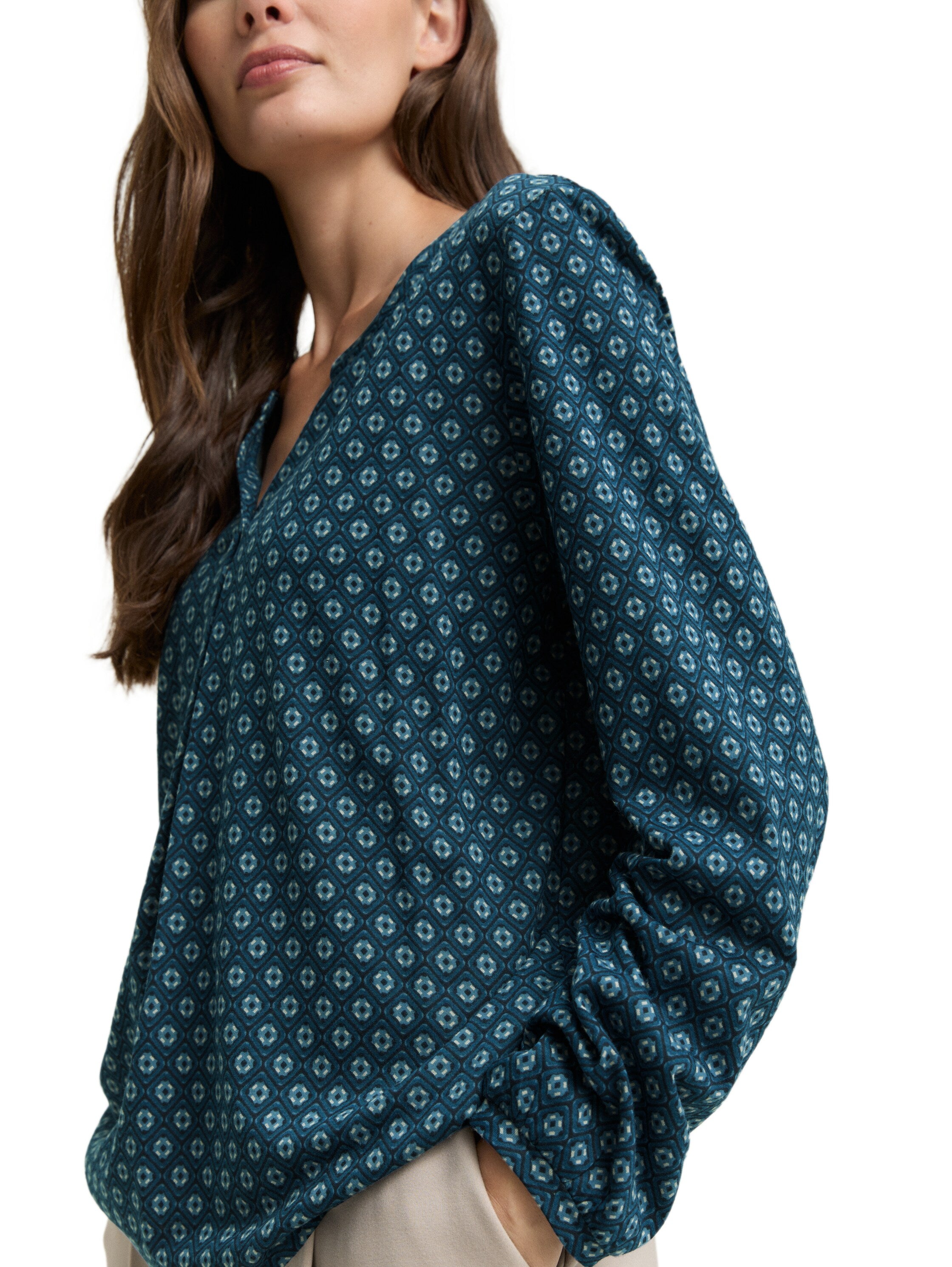 Blusenshirt mit Bügelfalte