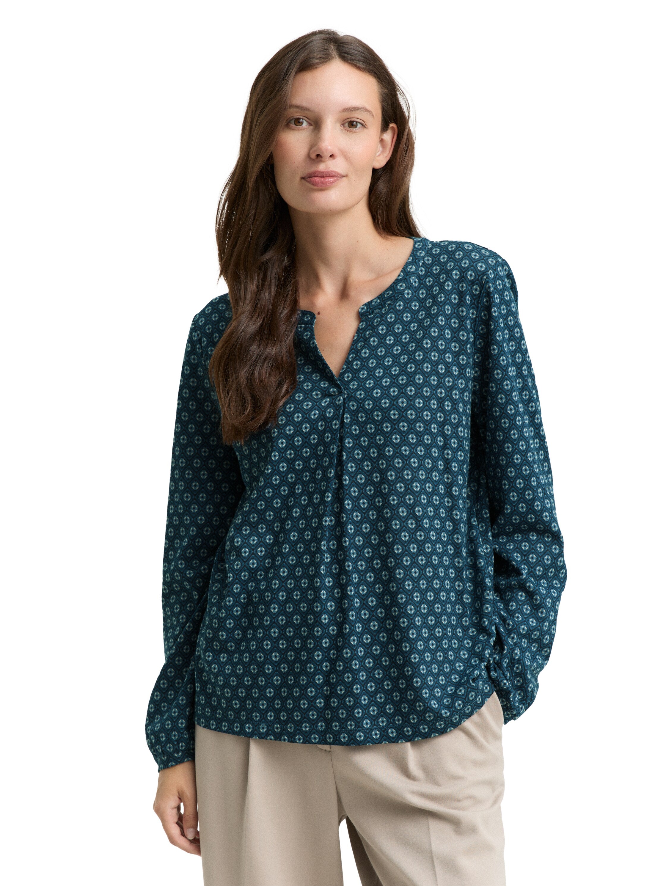 Blusenshirt mit Bügelfalte