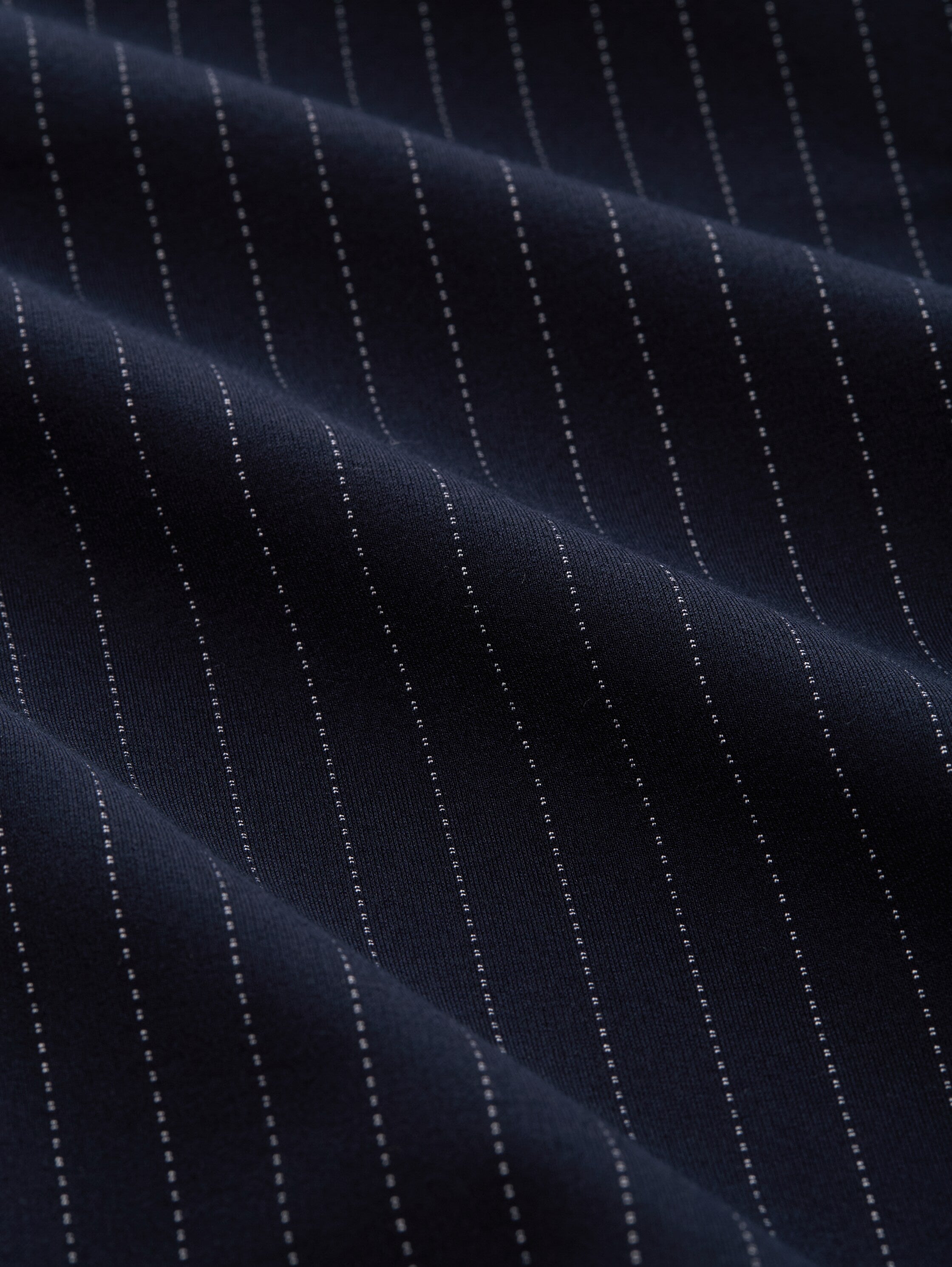 Loose Fit Damen Jerseyhose mit Nadelstreifen und Kordelzug