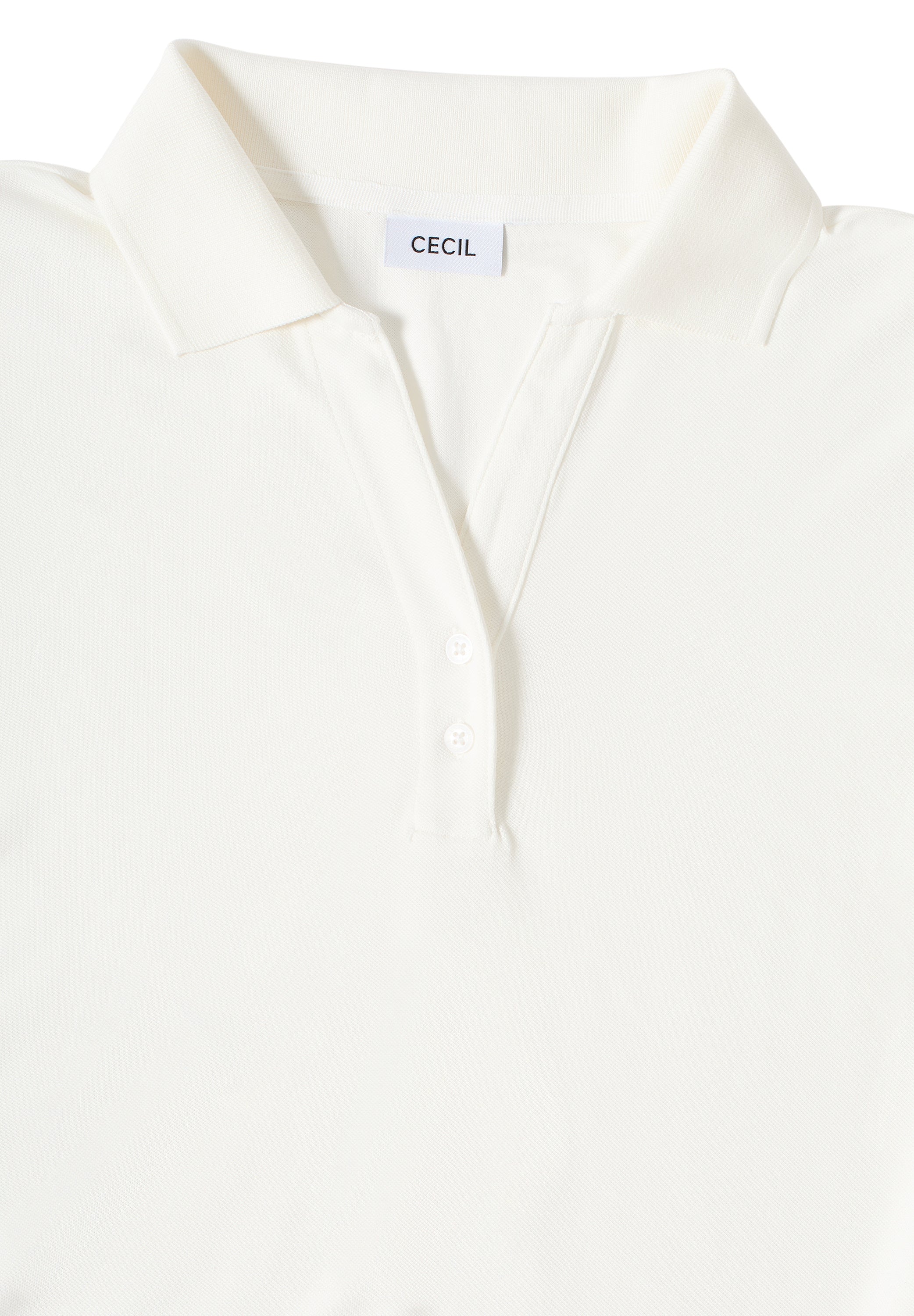 Poloshirt mit Knopfdetail