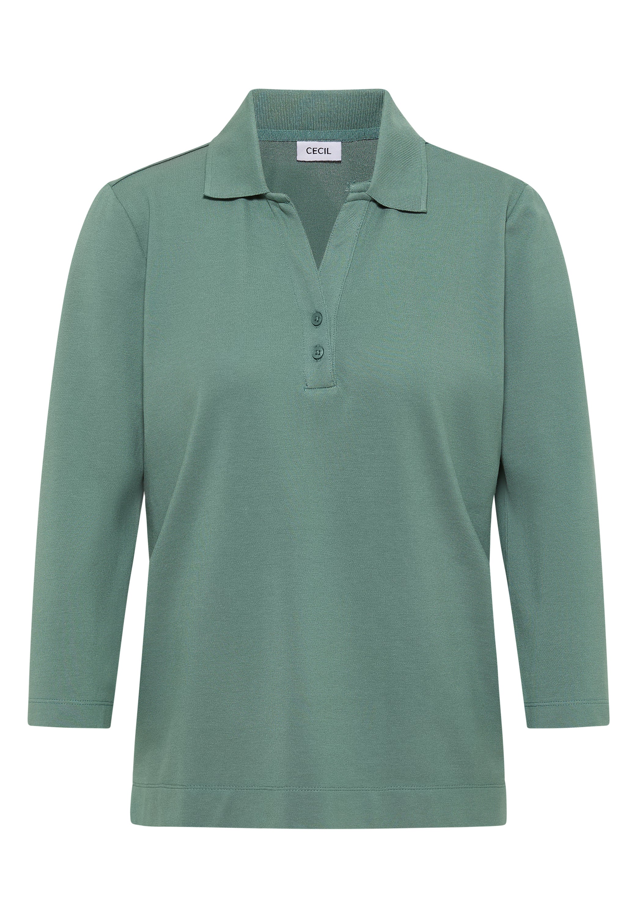 Poloshirt mit Knopfdetail