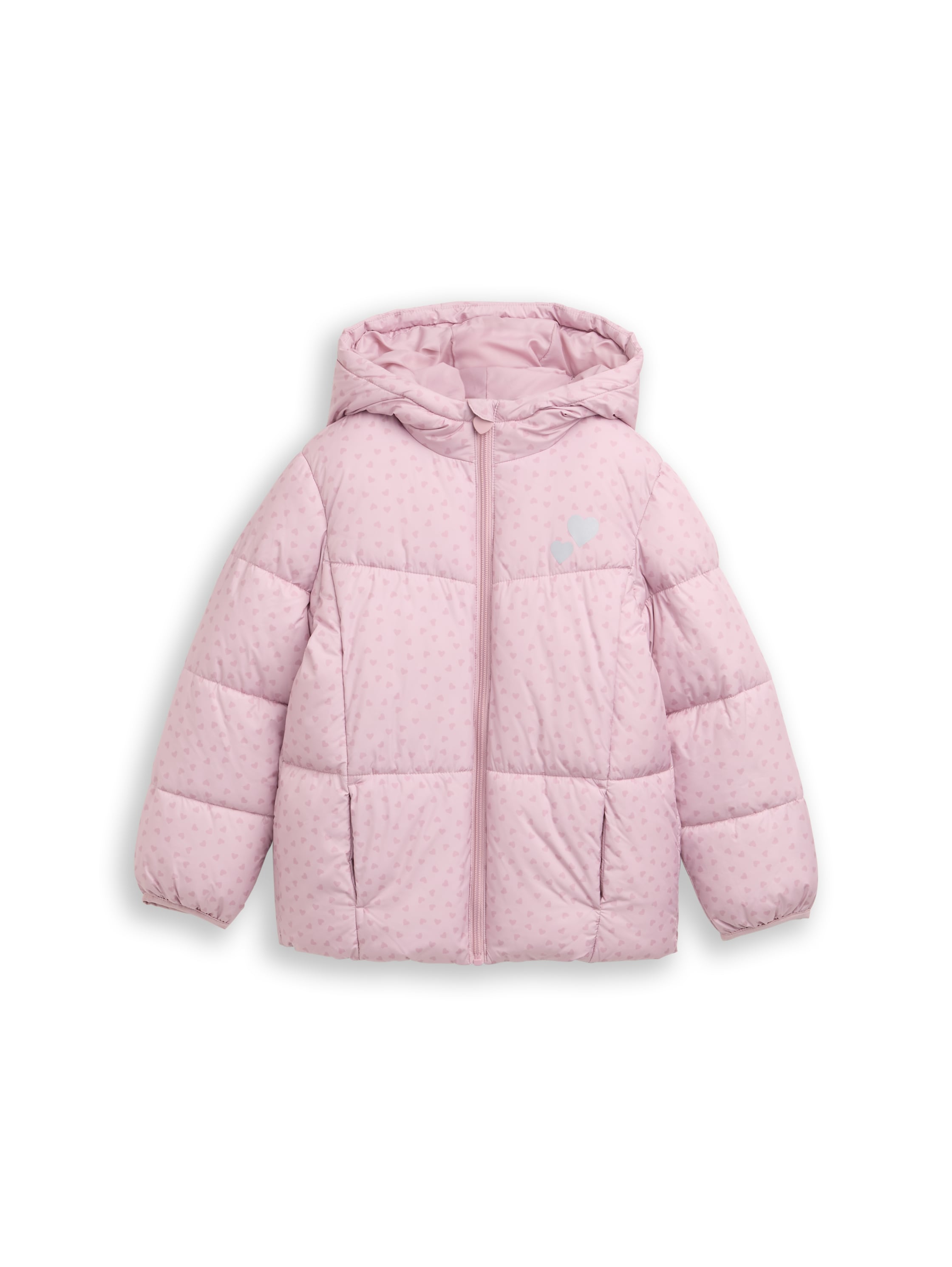 Puffer-Jacke mit Allover-Print