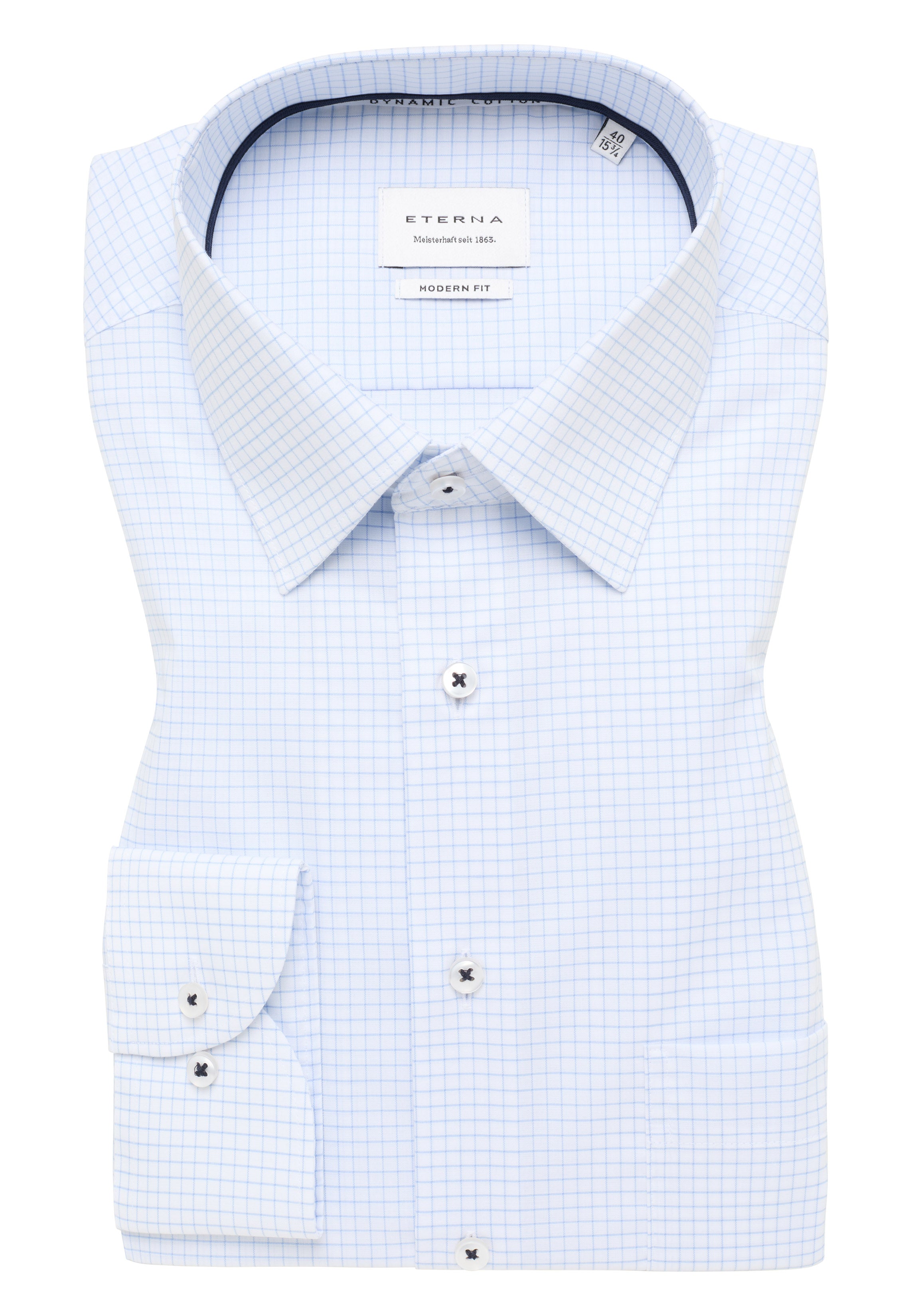 Eterna Herren Hemd Langarm Pflegeleicht