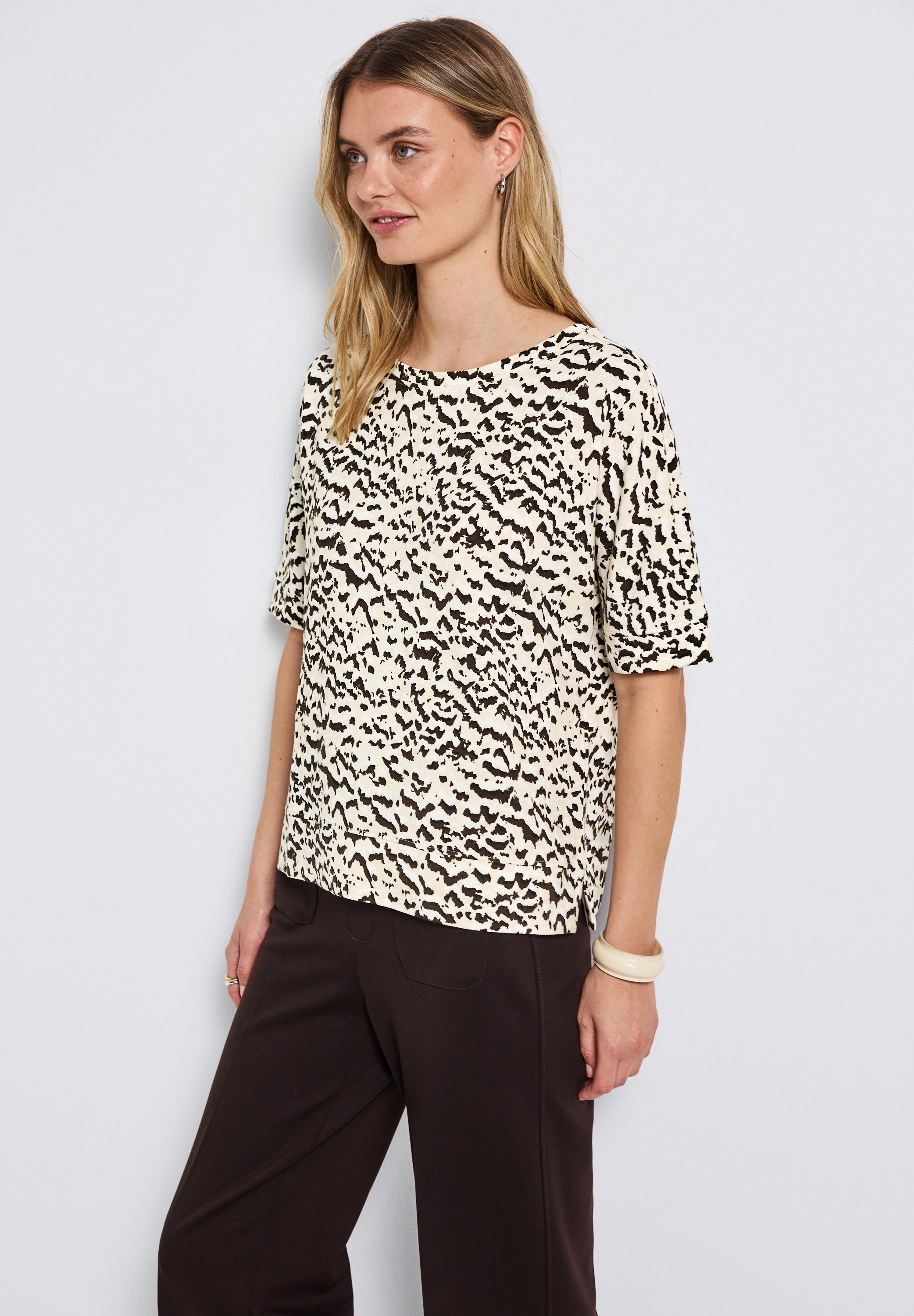 Gemustertes Batwing Shirt