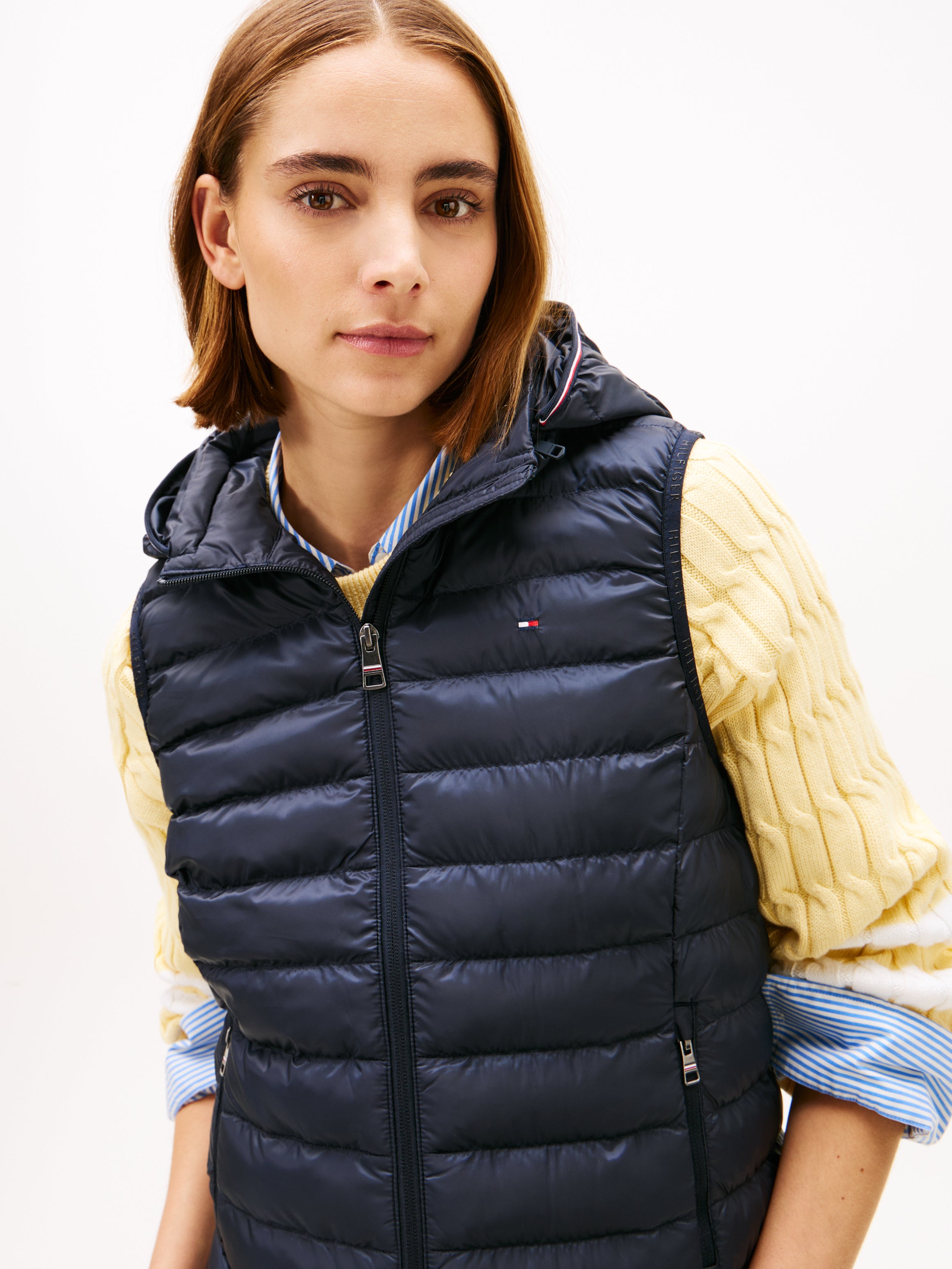 LW PADDED GLOBAL STRIPE VEST