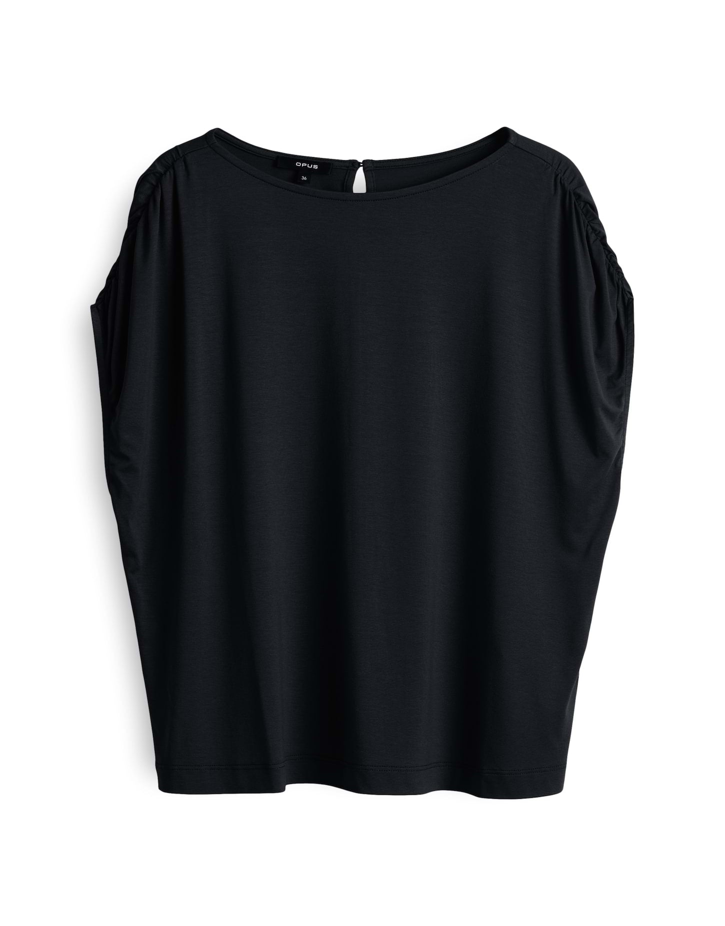 OPUS Damen T-Shirt mit elastischem Raffdetail an der Schulter