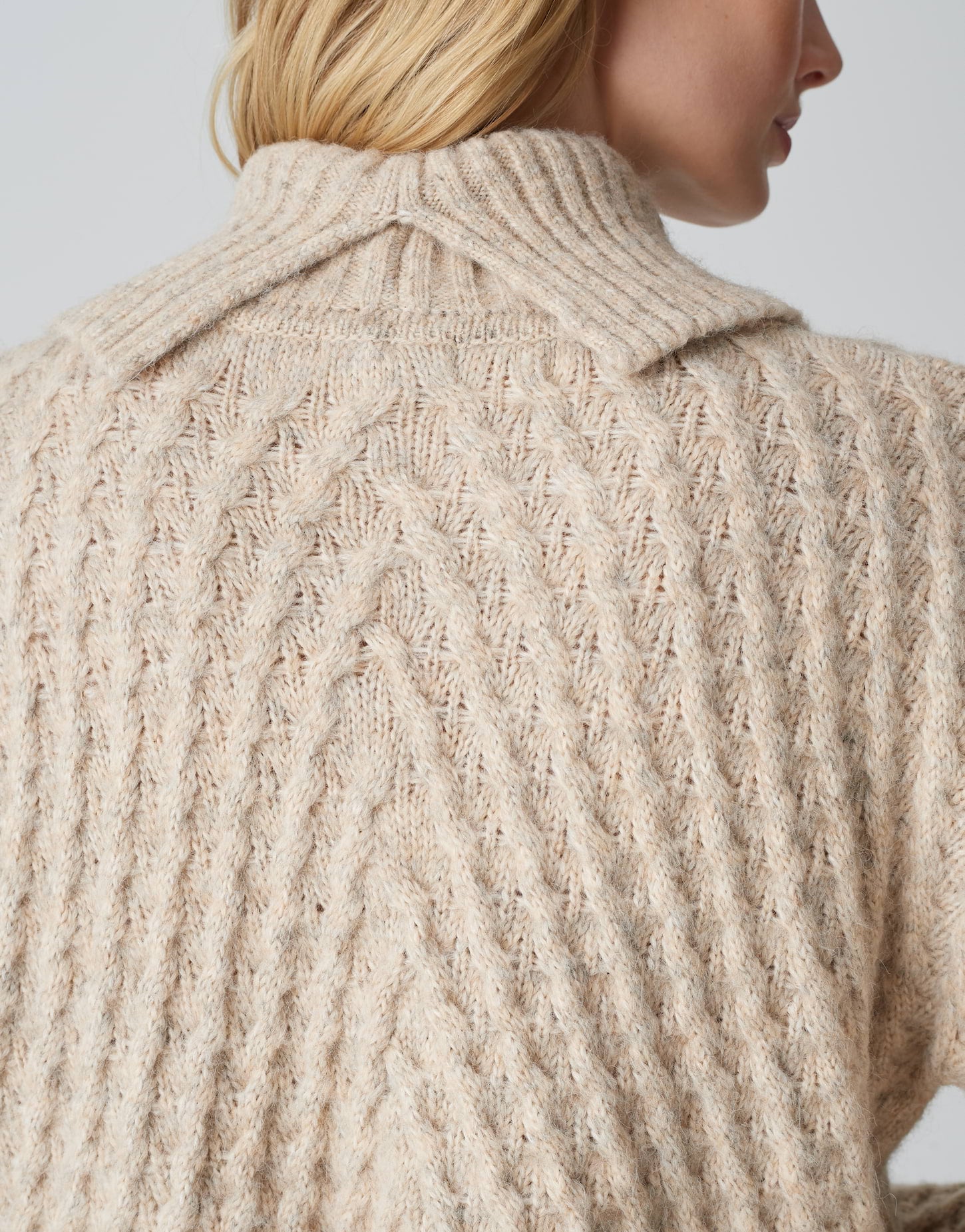 OPUS Strickpullover Damen Grau