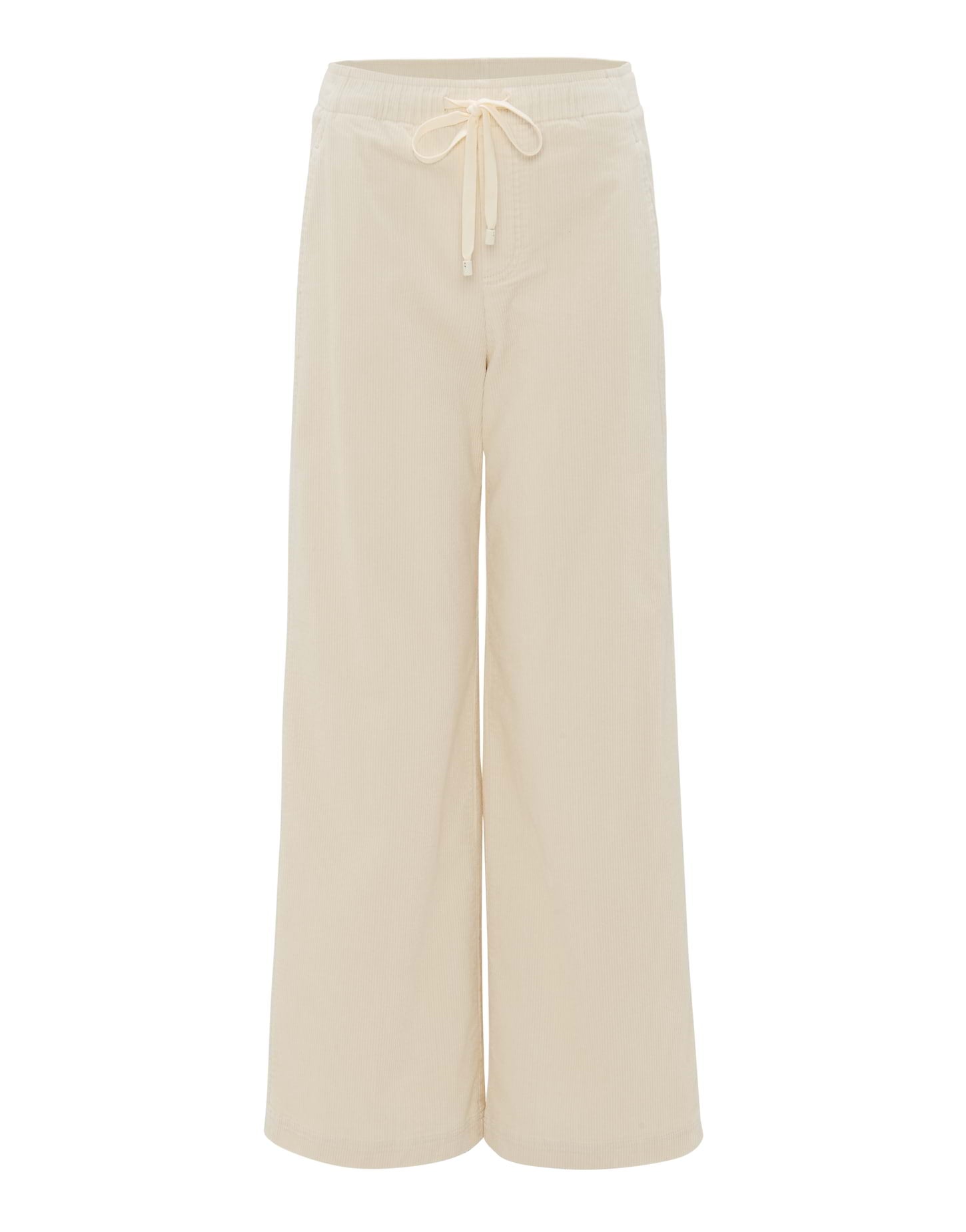 OPUS Wide Leg Cordhose Damen Hoher Bund Elastisch
