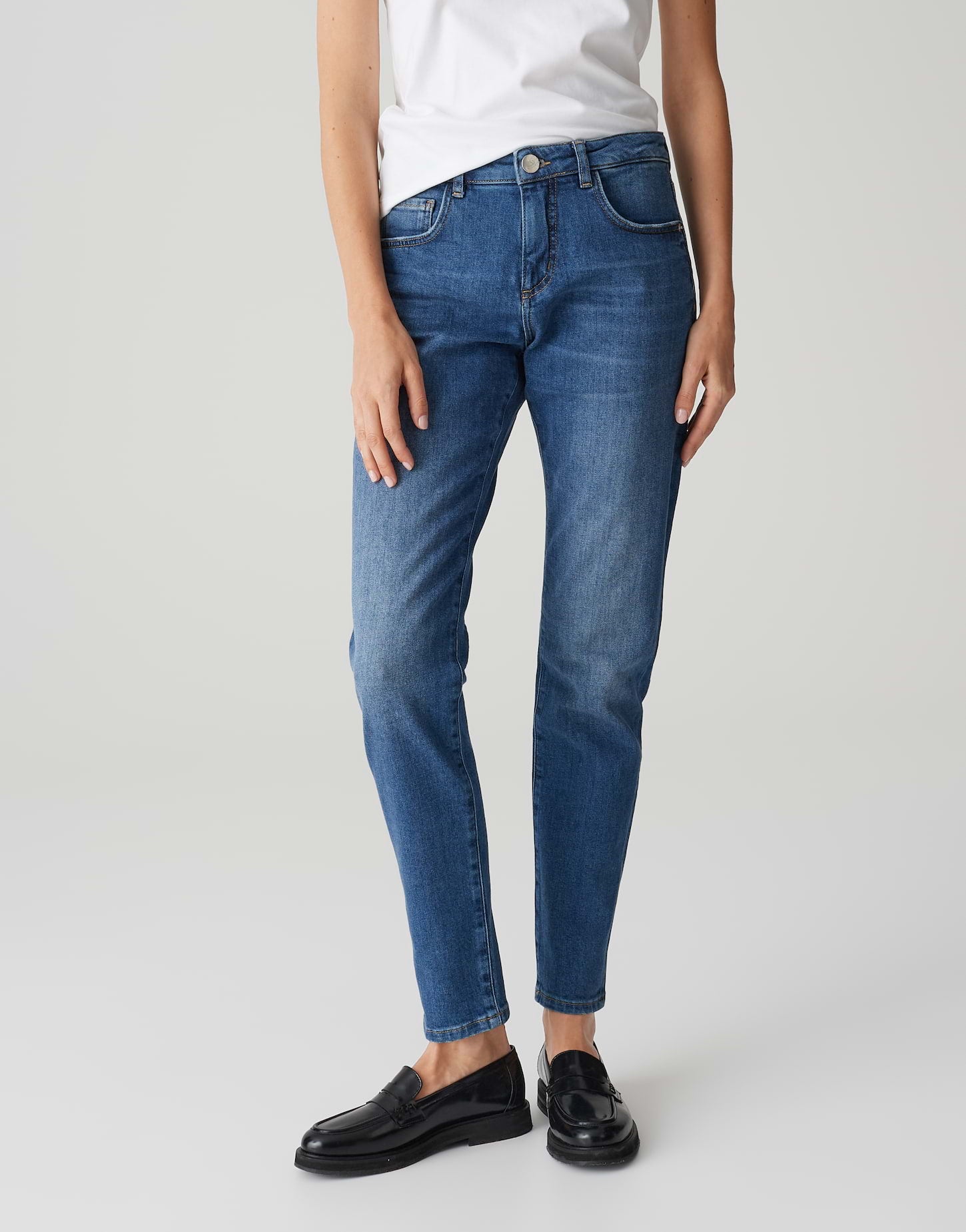 OPUS Slim Fit Denim Jeans Damen Stretch Comfort