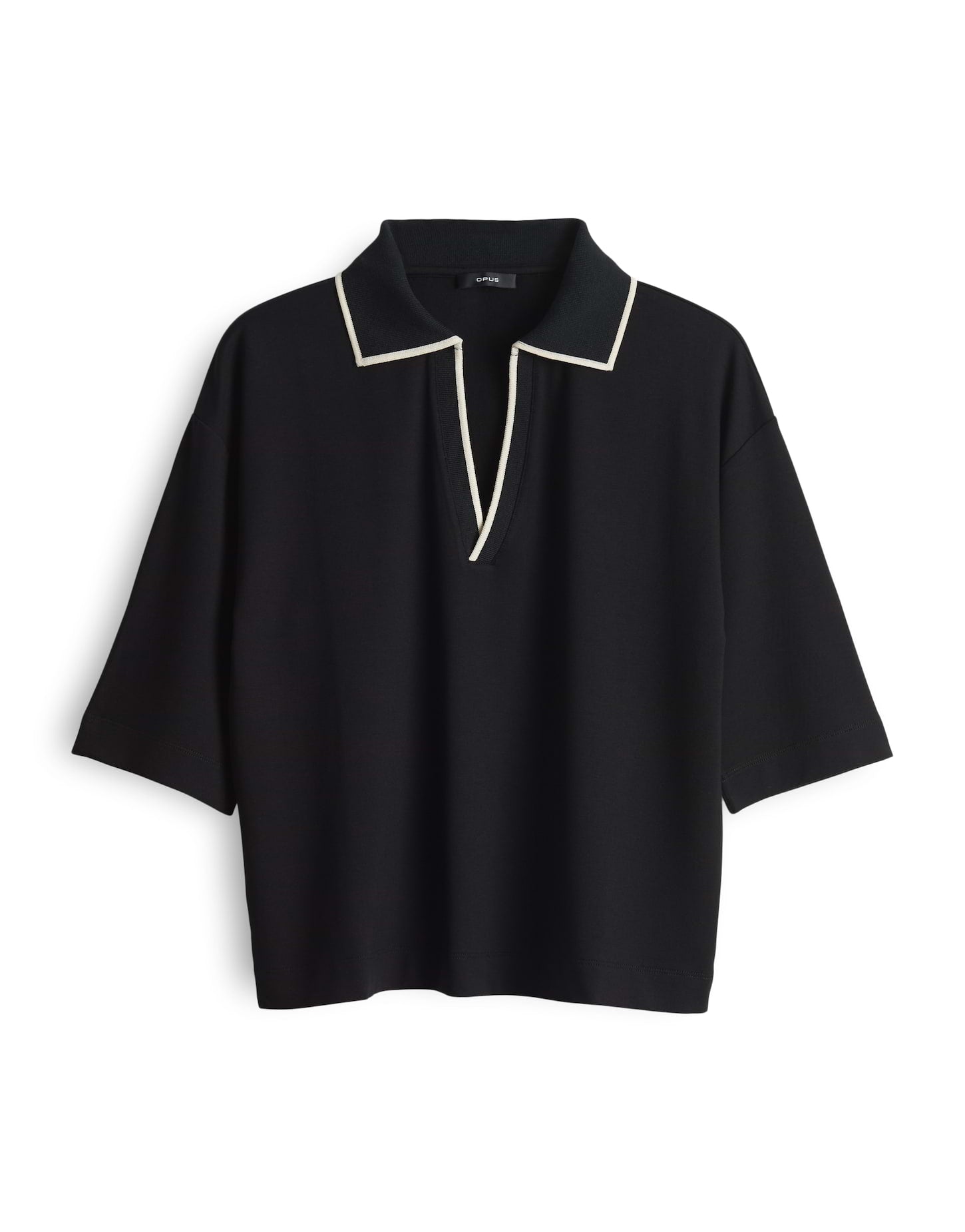 OPUS Damen Polo-Shirt Halbarm V-Ausschnitt