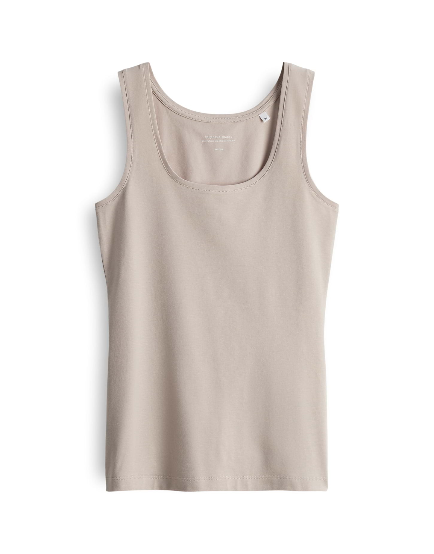 OPUS ärmelloses Jersey-Top Damen tailliert weicher Griff
