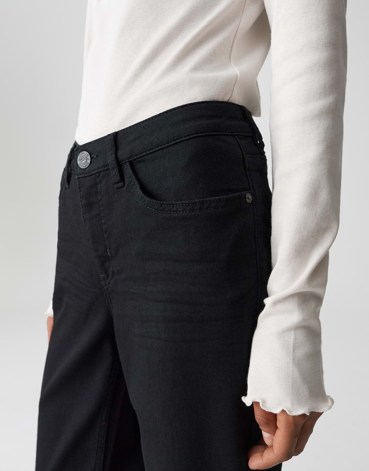 OPUS Authentische Damen Jeans Denim Slim Fit Stretch Hose L28