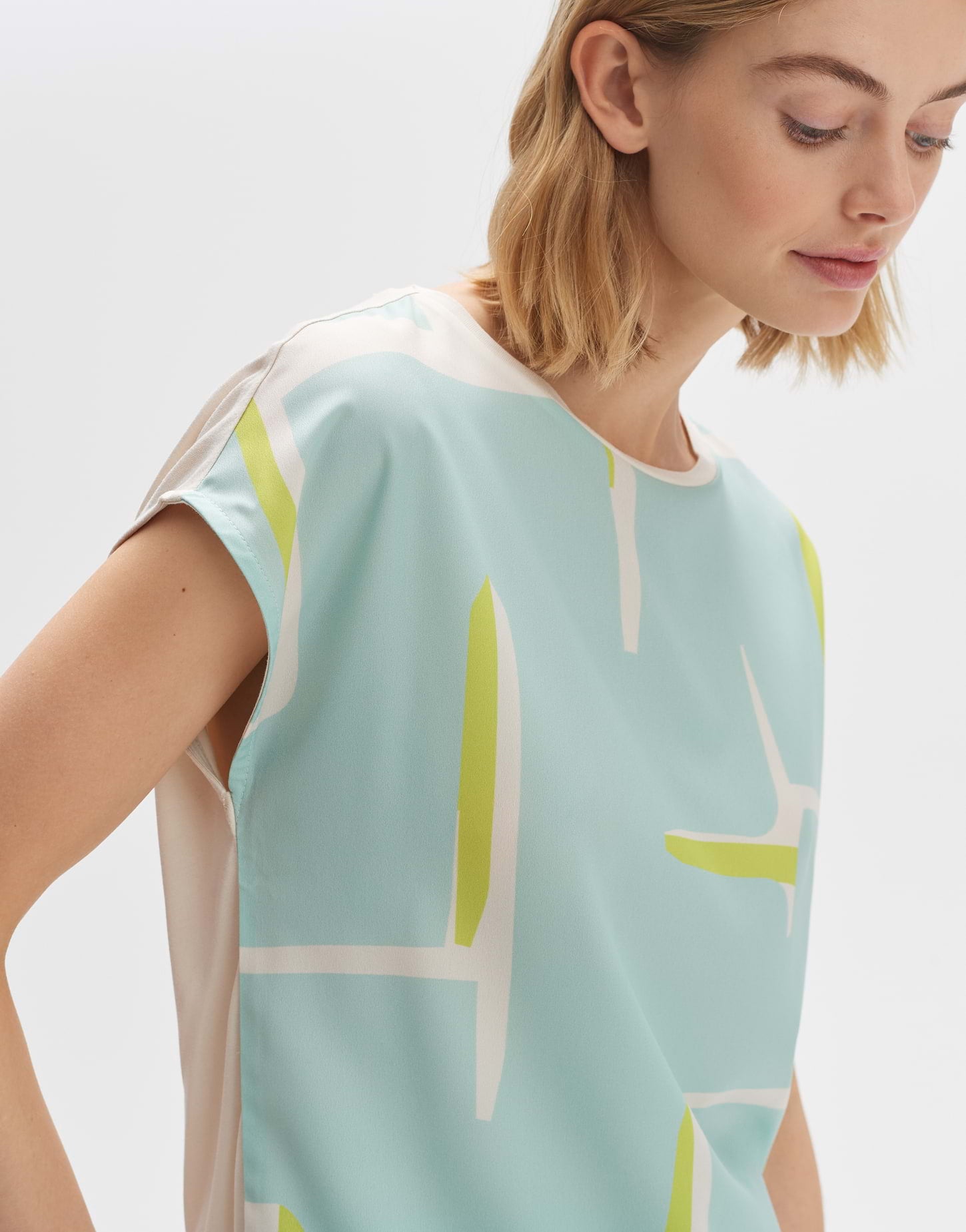 OPUS Bluse Damen Langarm elegant leicht pflegeleicht
