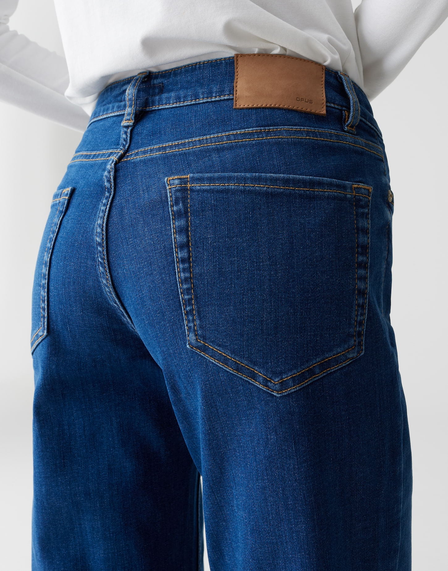 OPUS Authentic Denim Damen Jeans Slim Fit Stretchhose