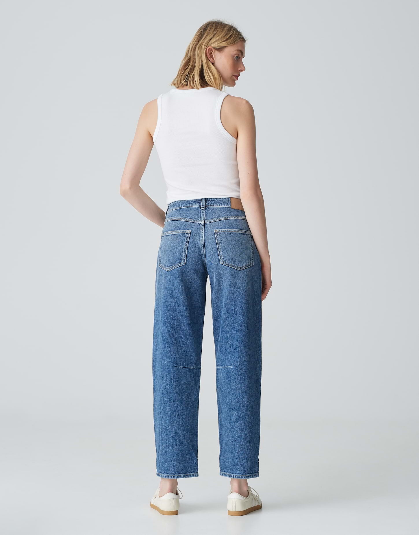 OPUS Denim Jeans Tapered Fit Damen Stretch