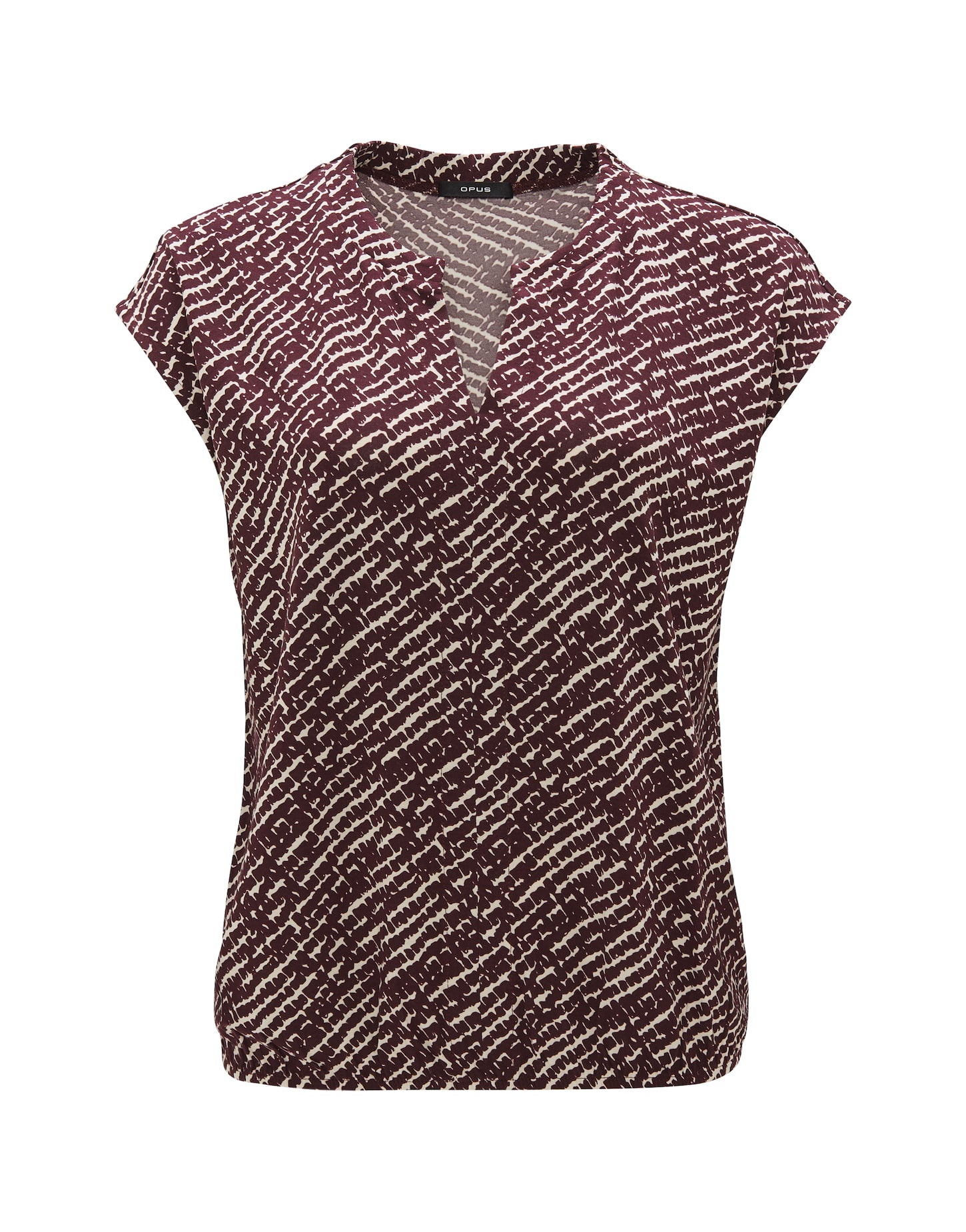 OPUS Basic T-Shirt Damen Basic Fit Viskose Elasthan