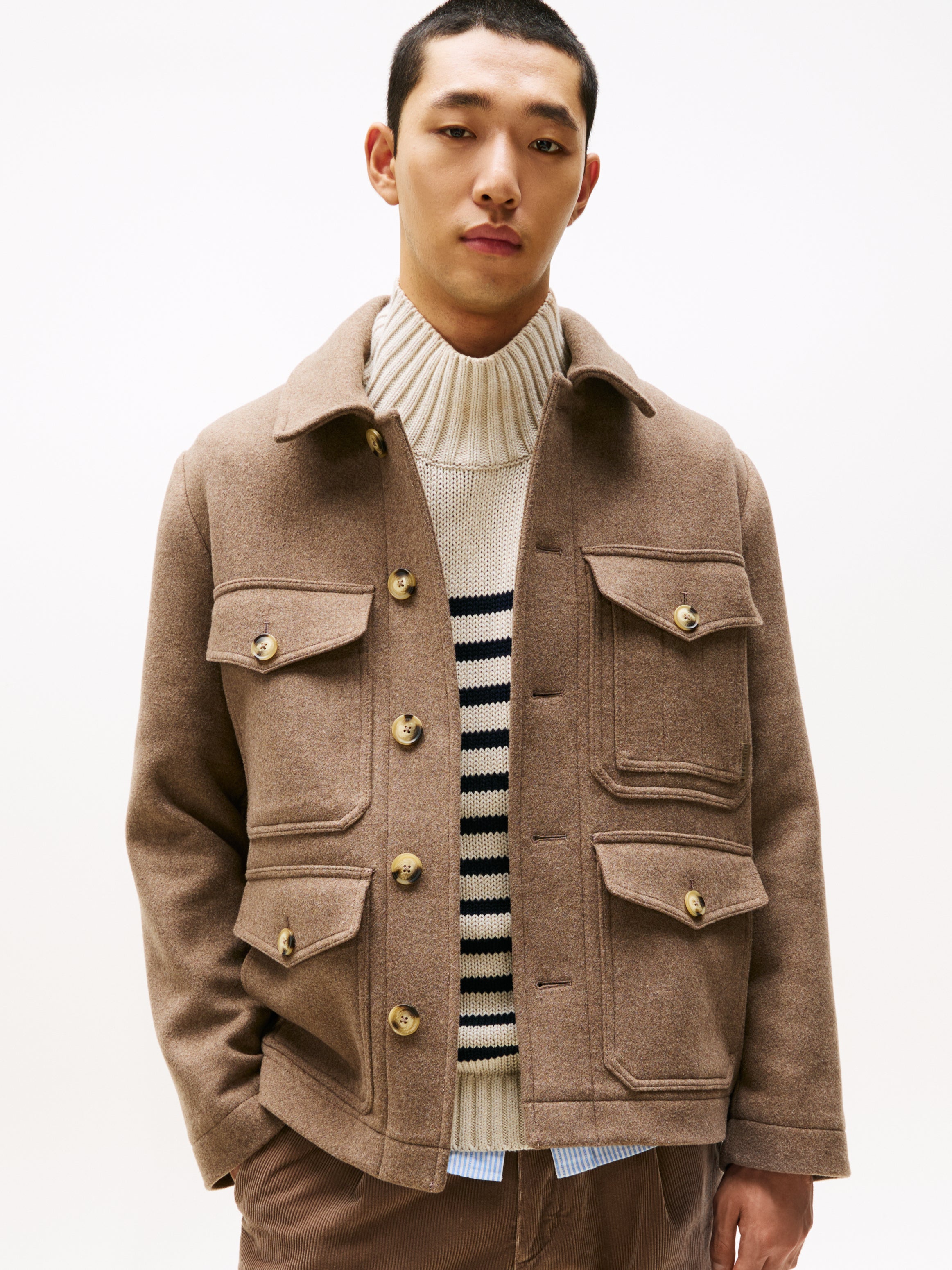 WOOL 4PKT JACKET