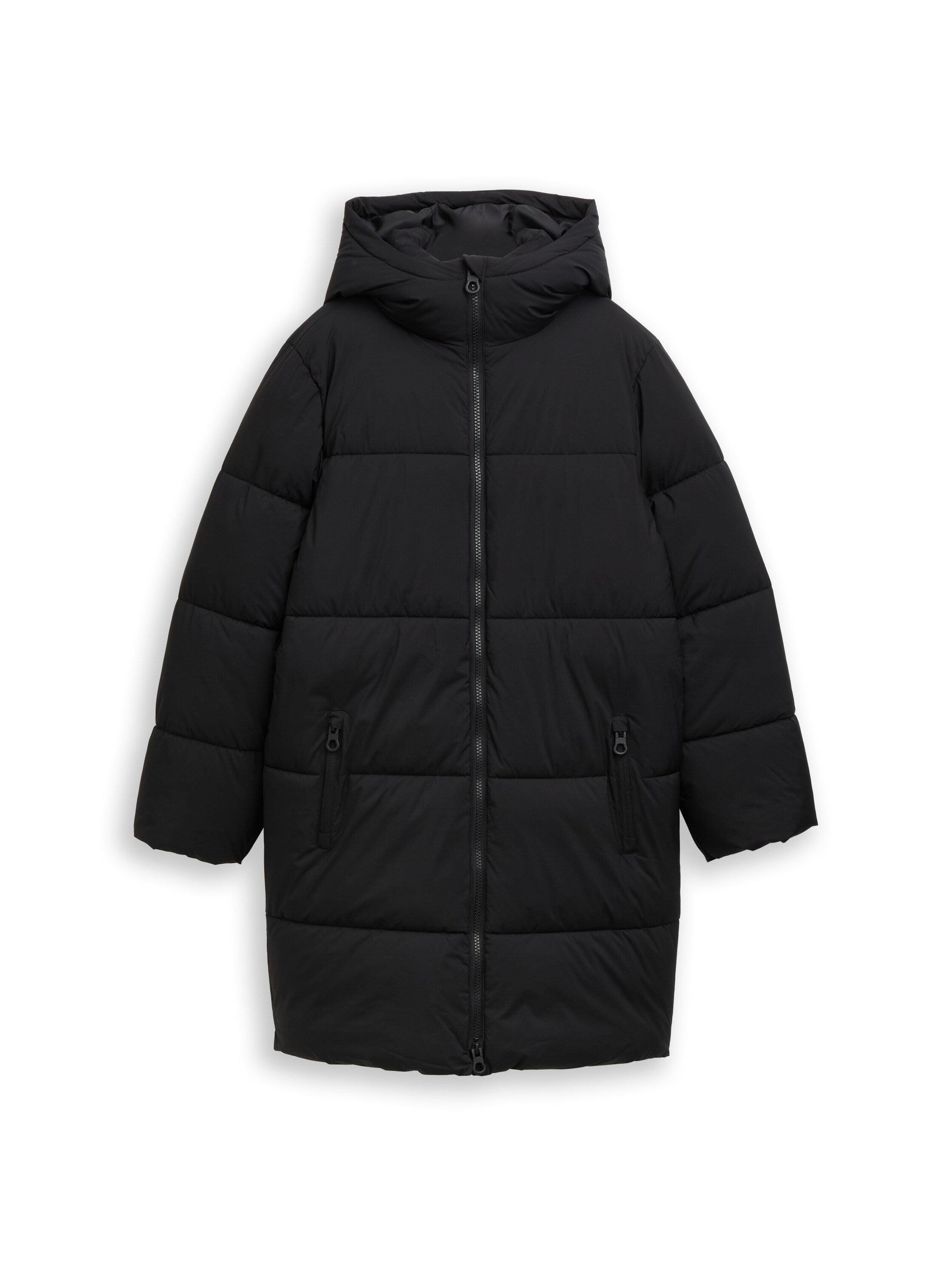 Puffer-Mantel mit Kapuze