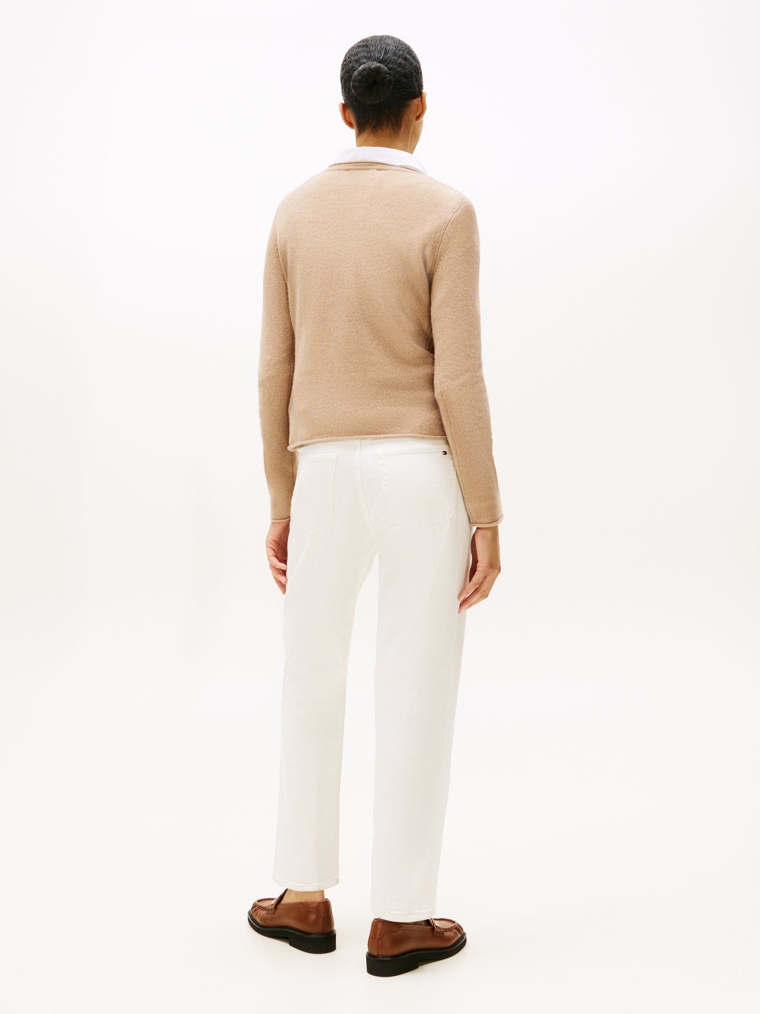 SOFT WOOL V-NK LS SWEATER