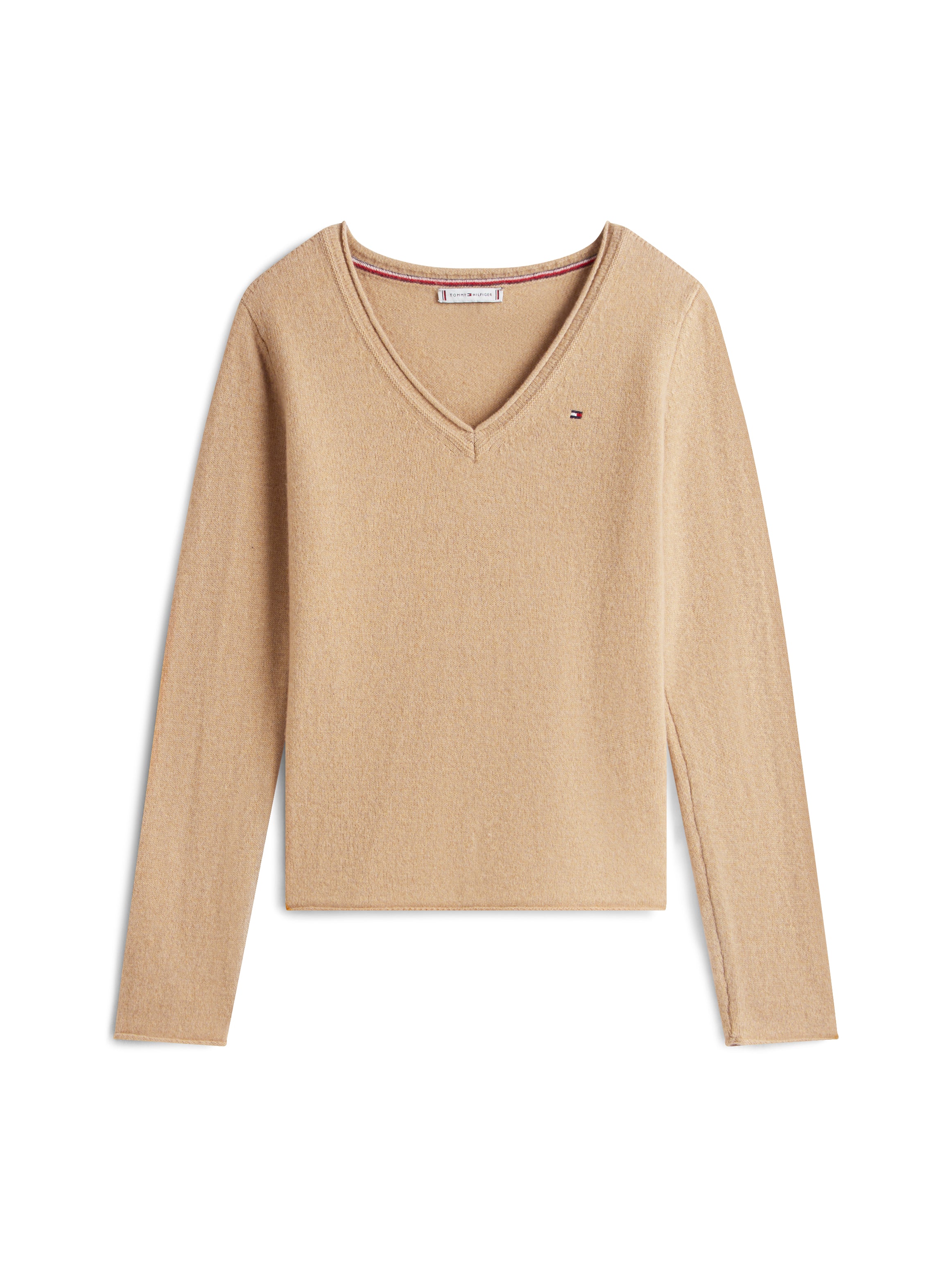 SOFT WOOL V-NK LS SWEATER