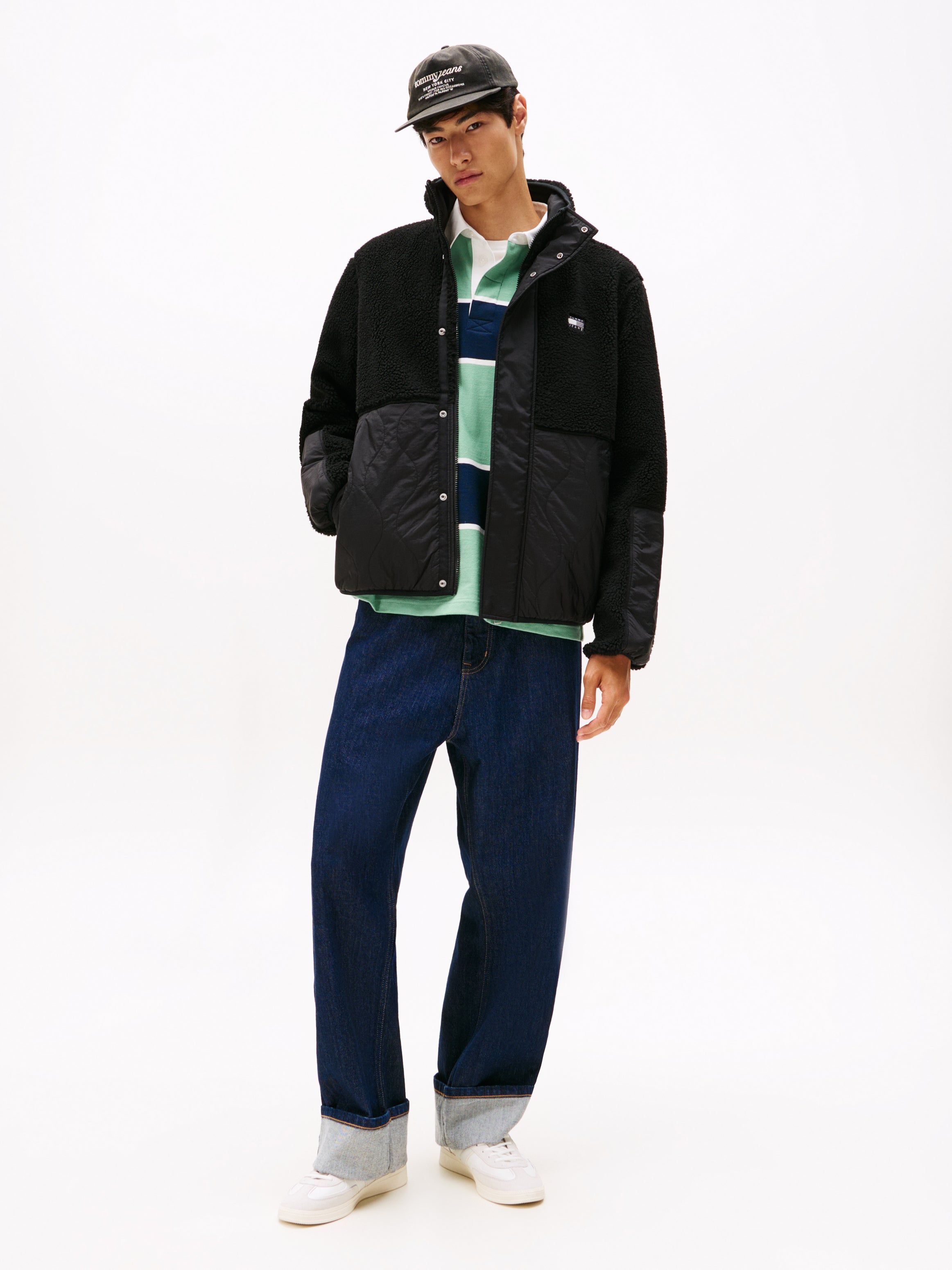 TJM ESSENTL MIX TEDDY JACKET EXT
