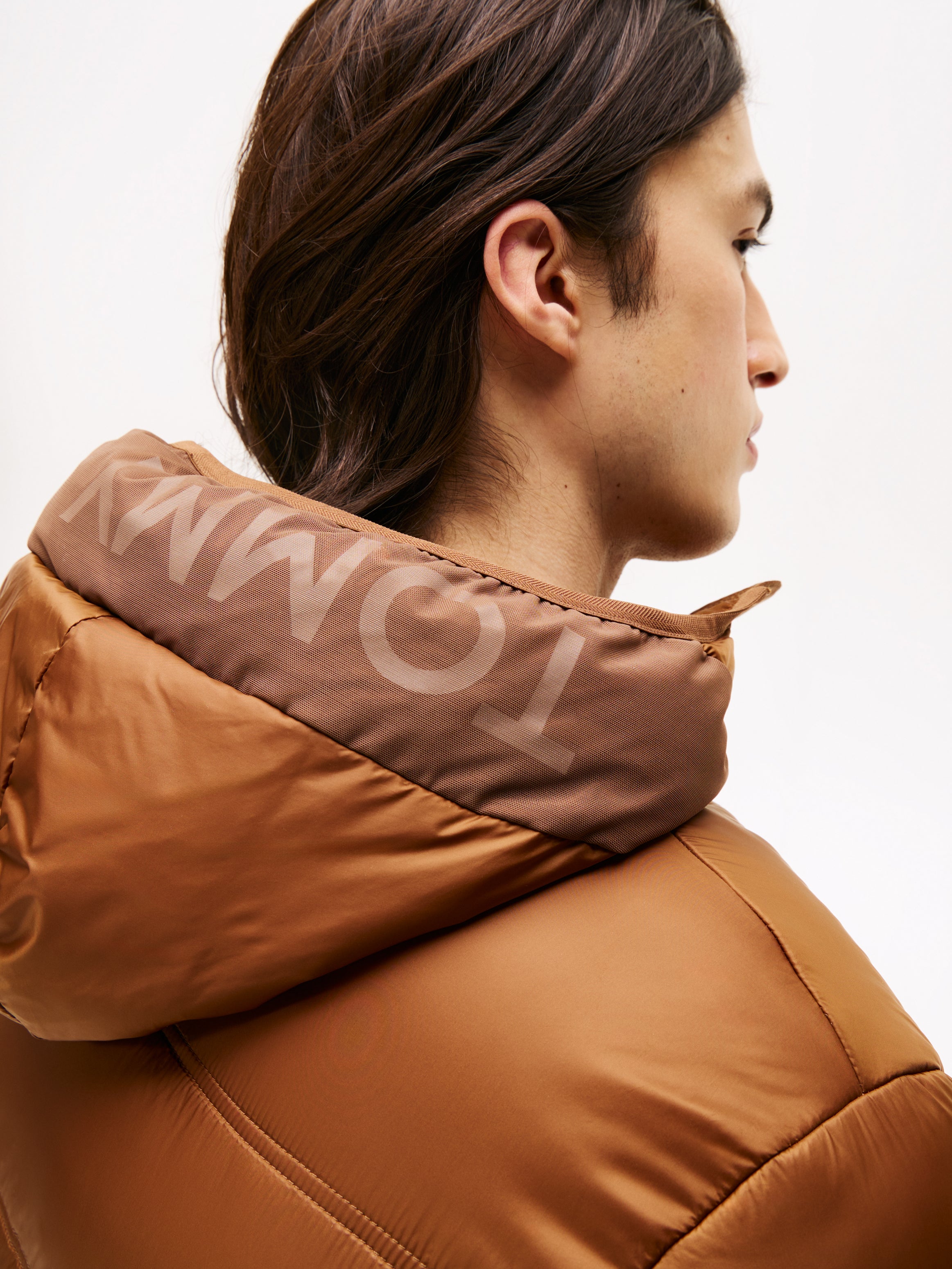 TJM HOODED LOGO PUFFER EXT