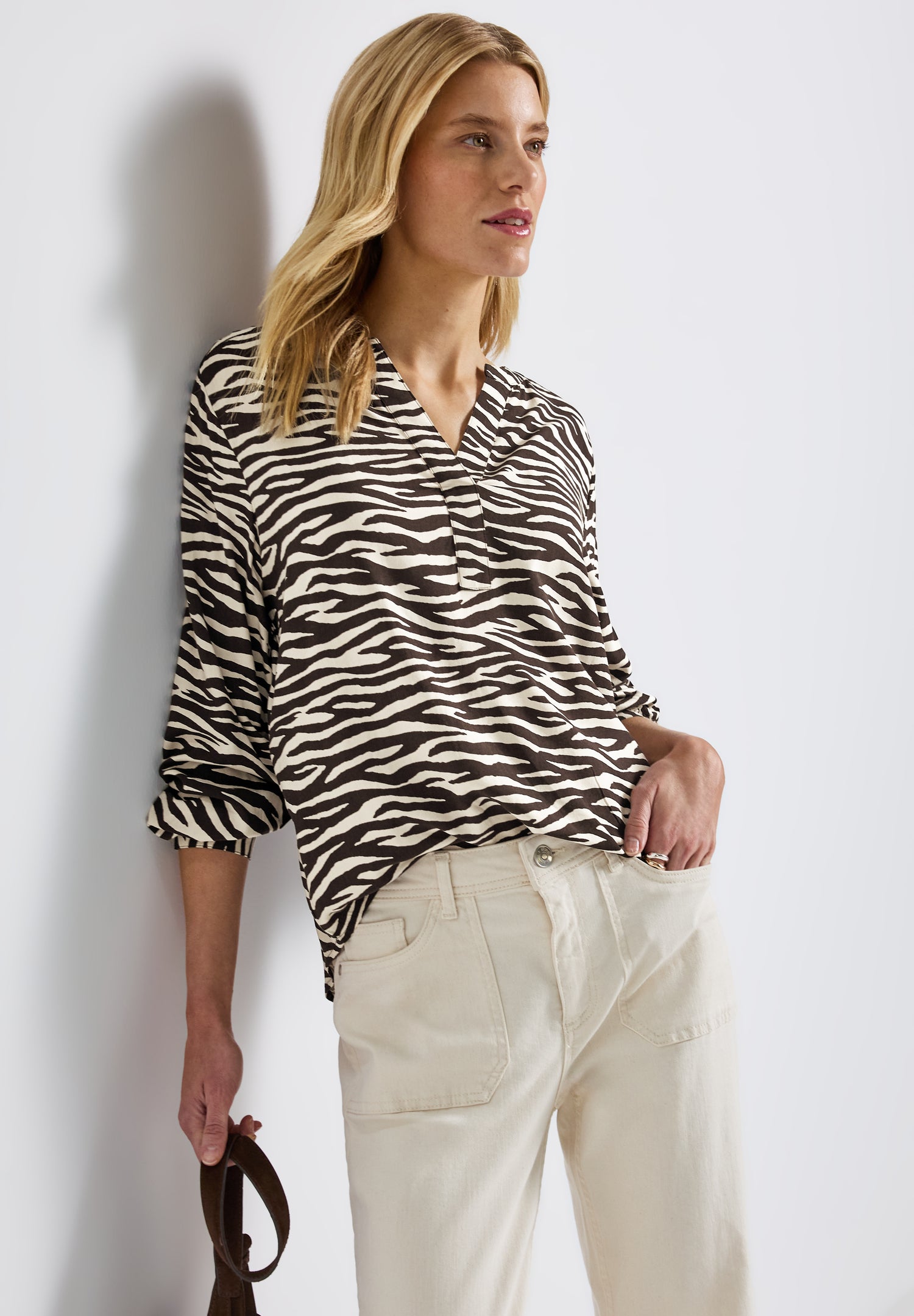 Tunika mit Zebra Print