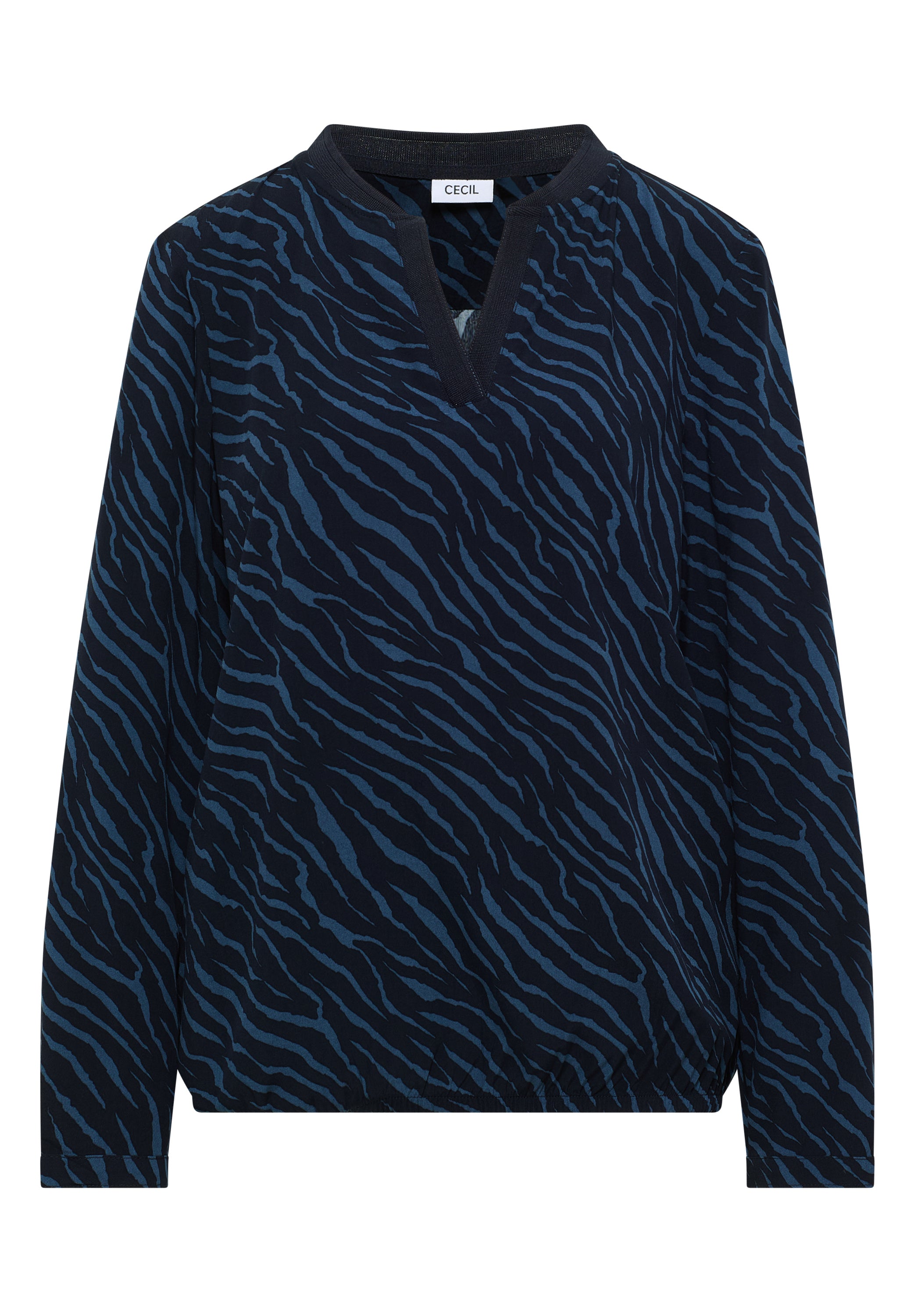 Bluse mit Zebra Print