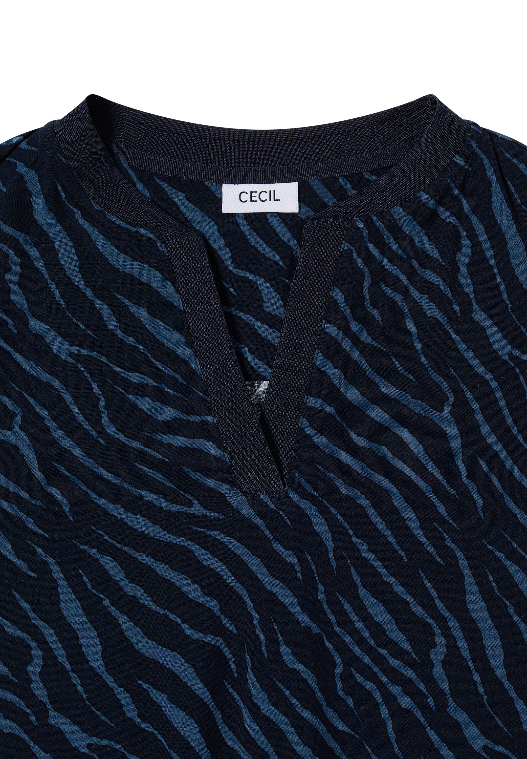Bluse mit Zebra Print