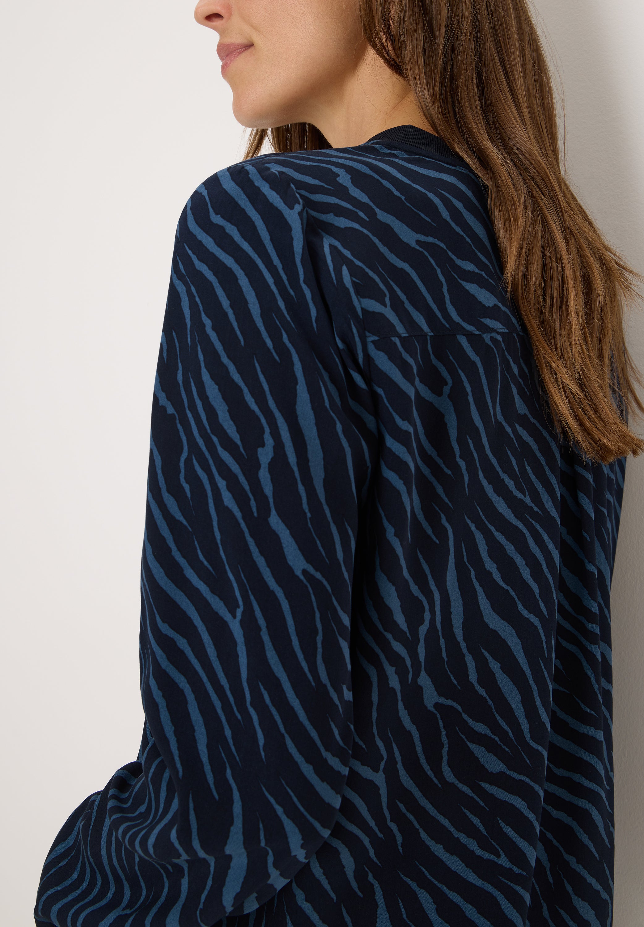 Bluse mit Zebra Print