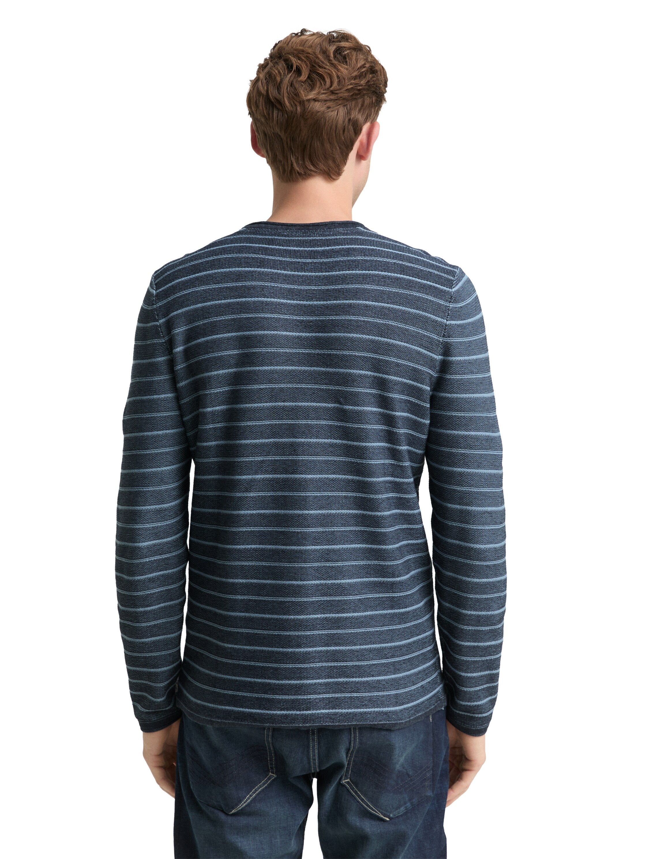 Strickpullover mit Rundhalsausschnitt