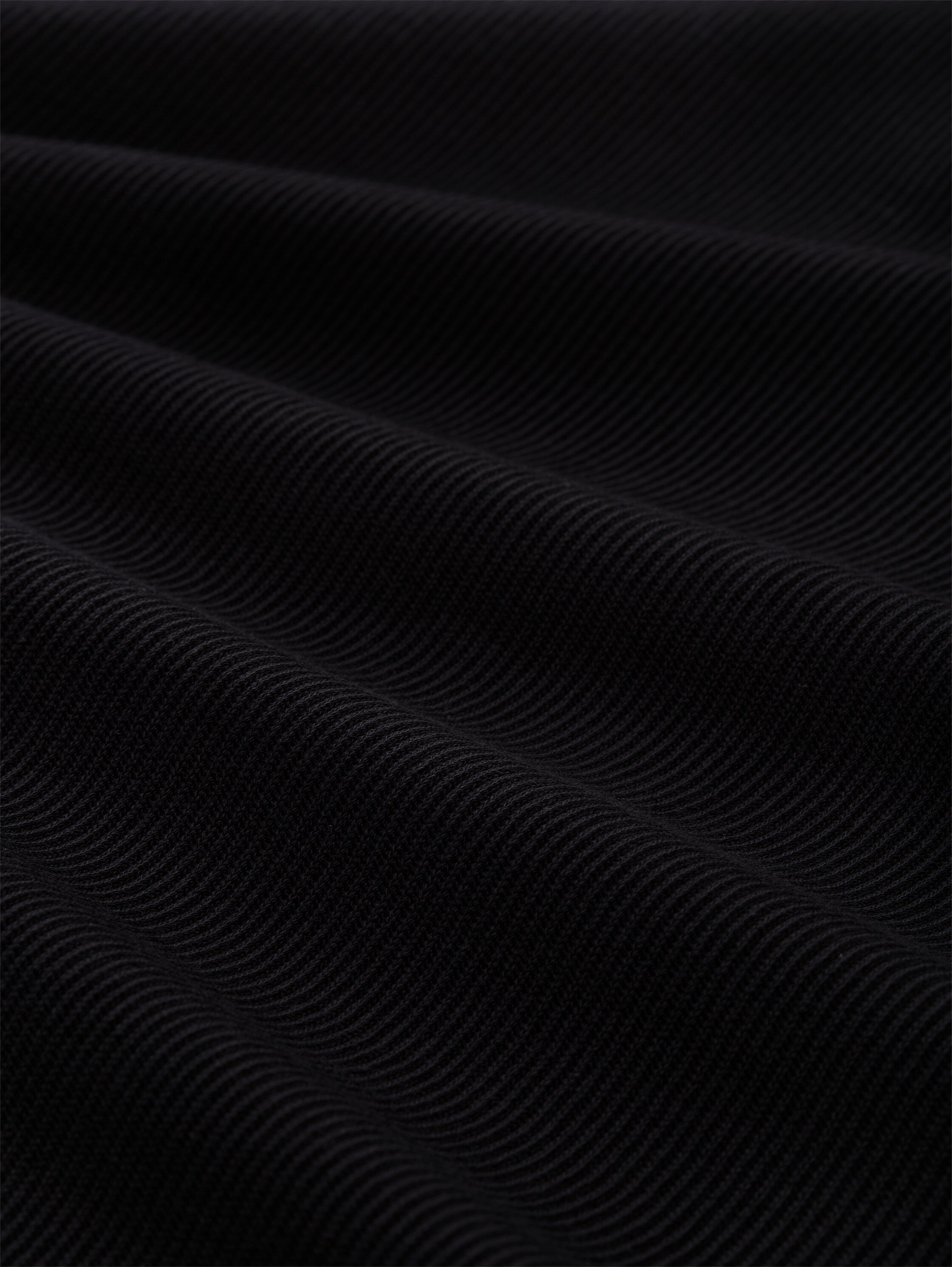 Troyer Langarmshirt mit Rippstruktur