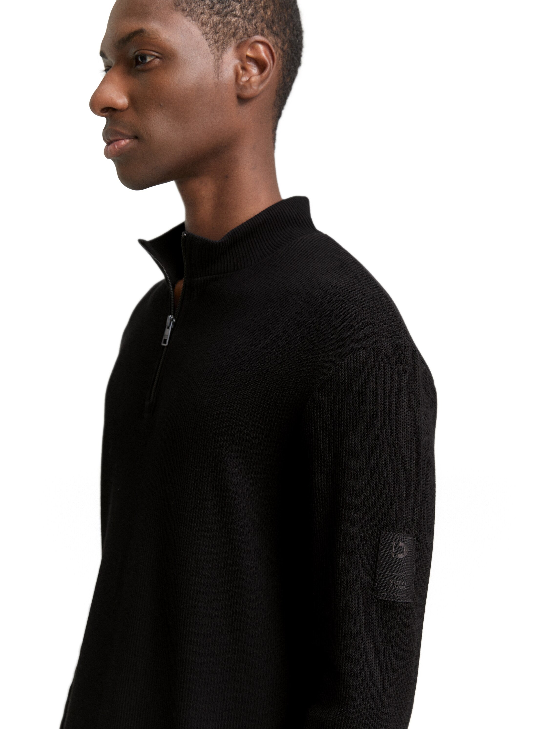 Troyer Langarmshirt mit Rippstruktur