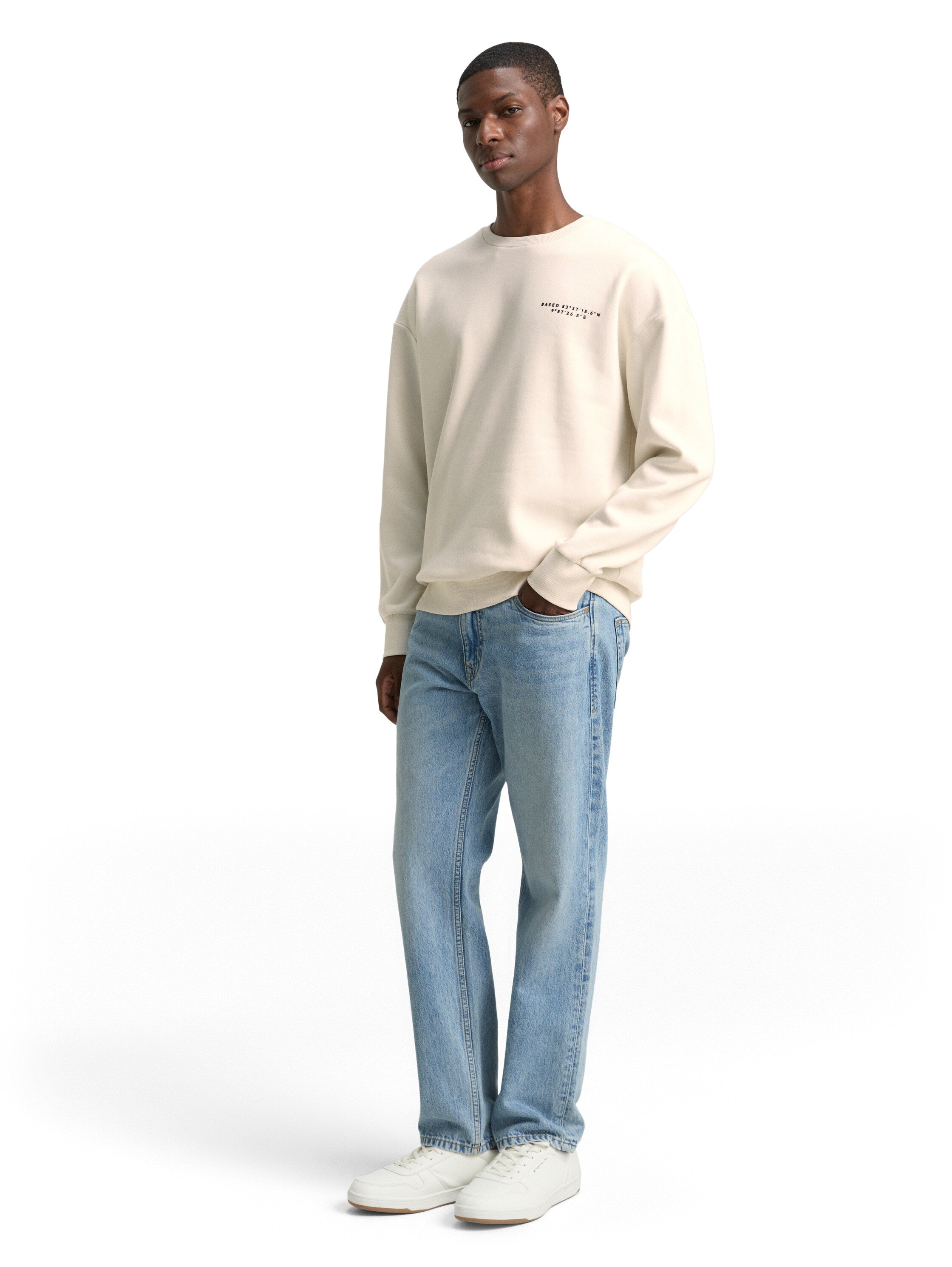 Relaxed Sweatshirt mit Print