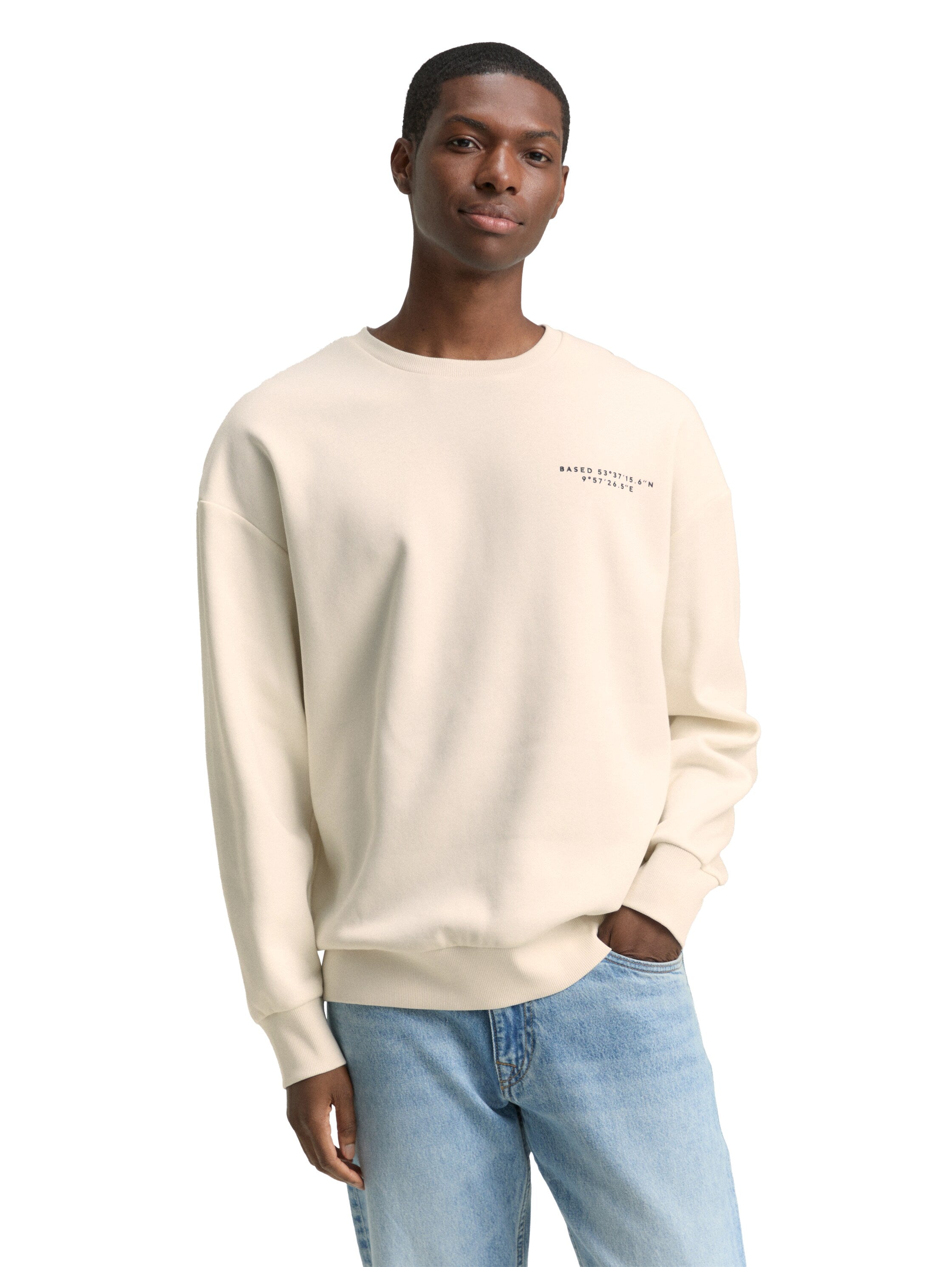 Relaxed Sweatshirt mit Print