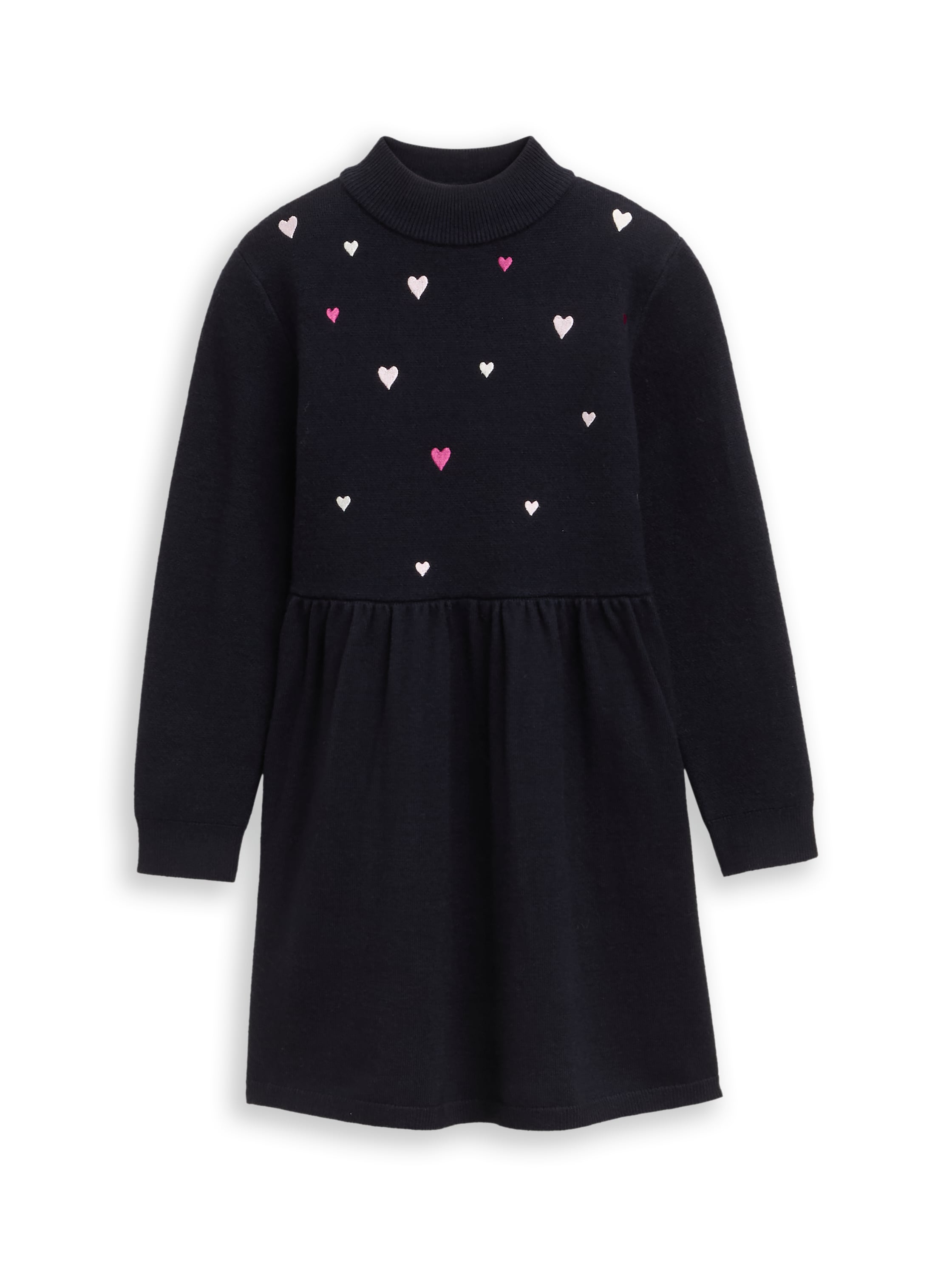 Mini-Strickkleid mit Stickerei
