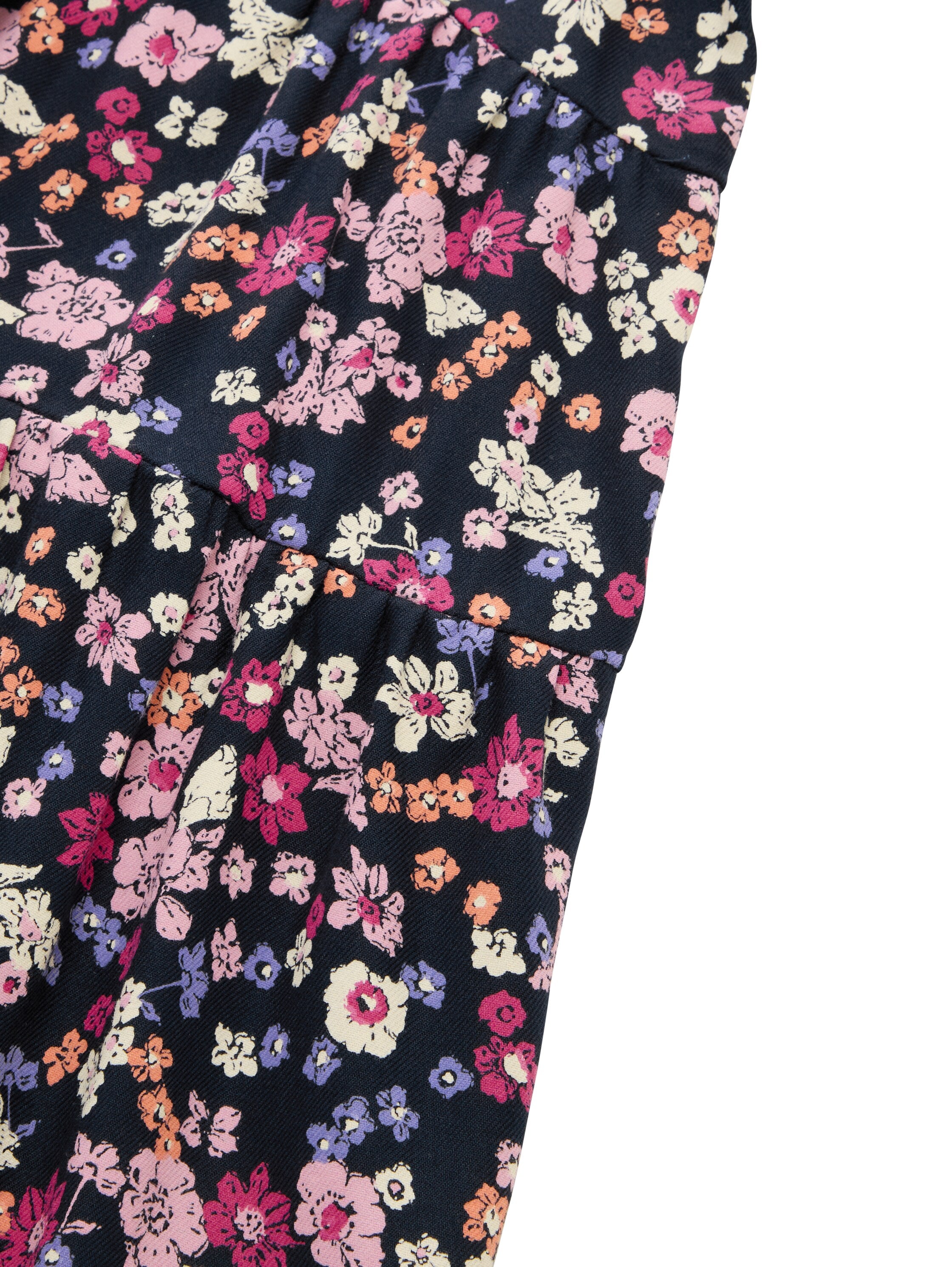 Mini-Kleid mit Blumenmuster