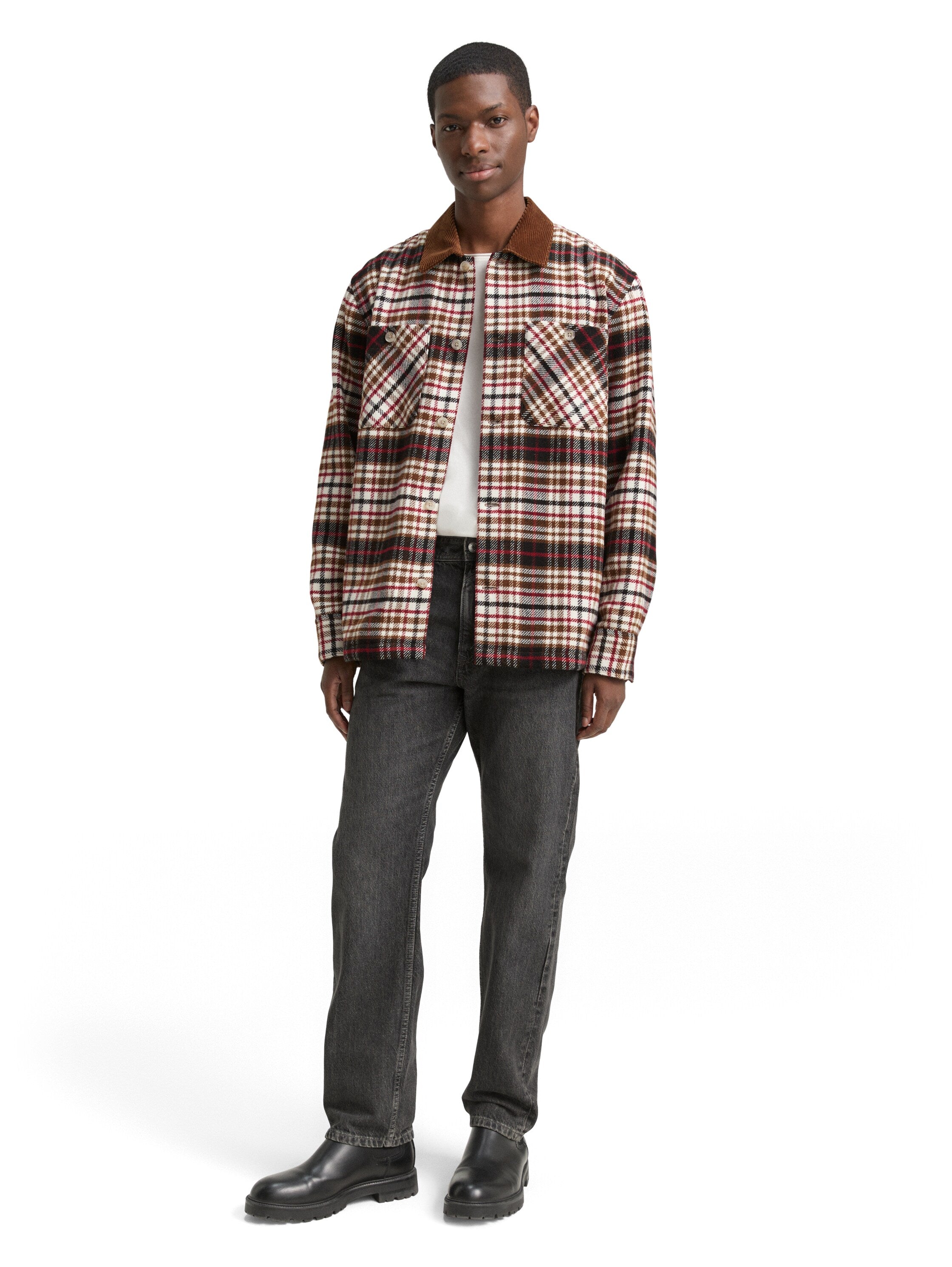 Overshirt mit Karomuster