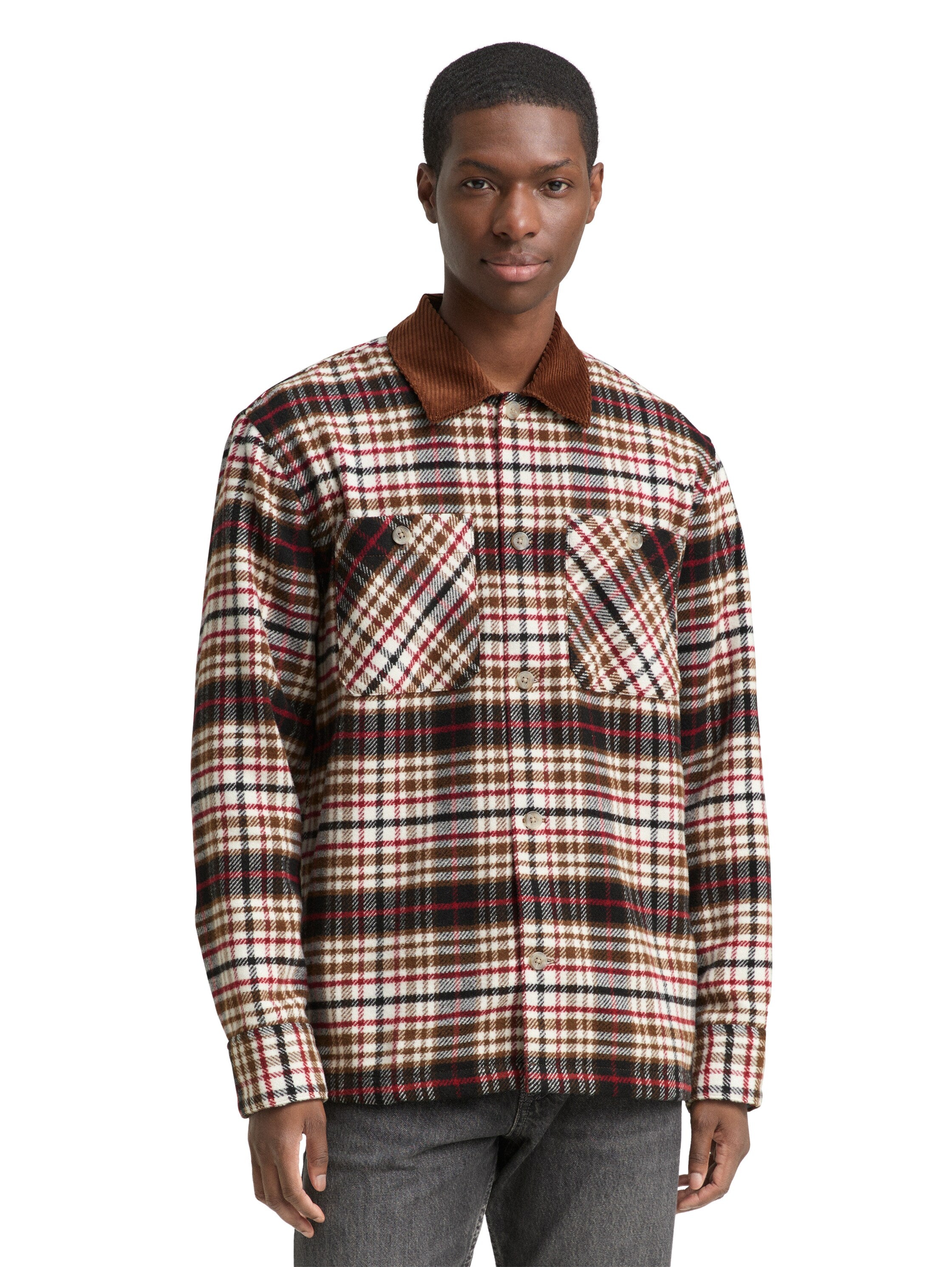 Overshirt mit Karomuster