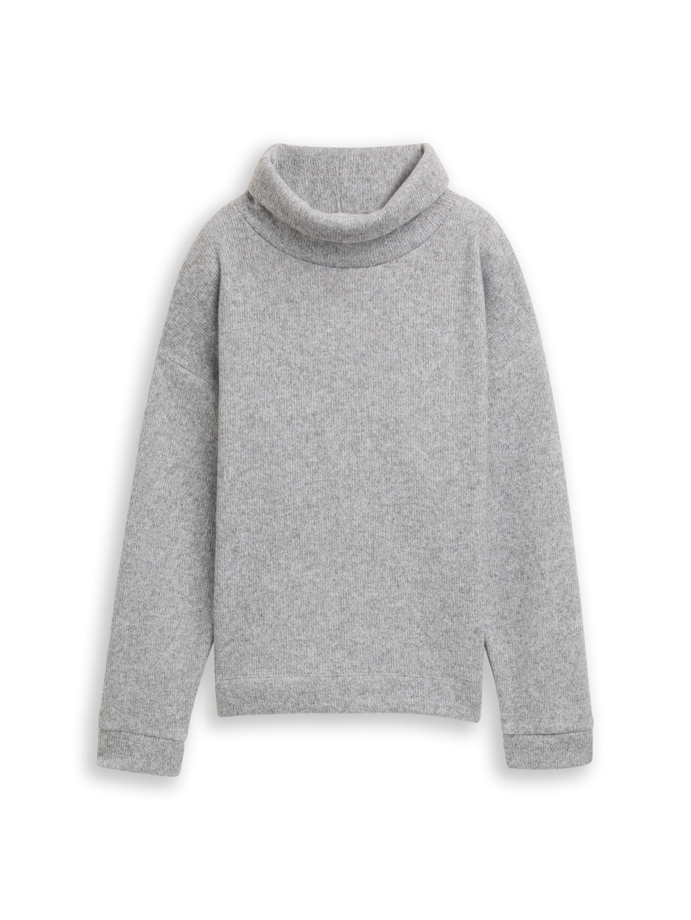 Loose Fit Sweatshirt mit Rollkragen