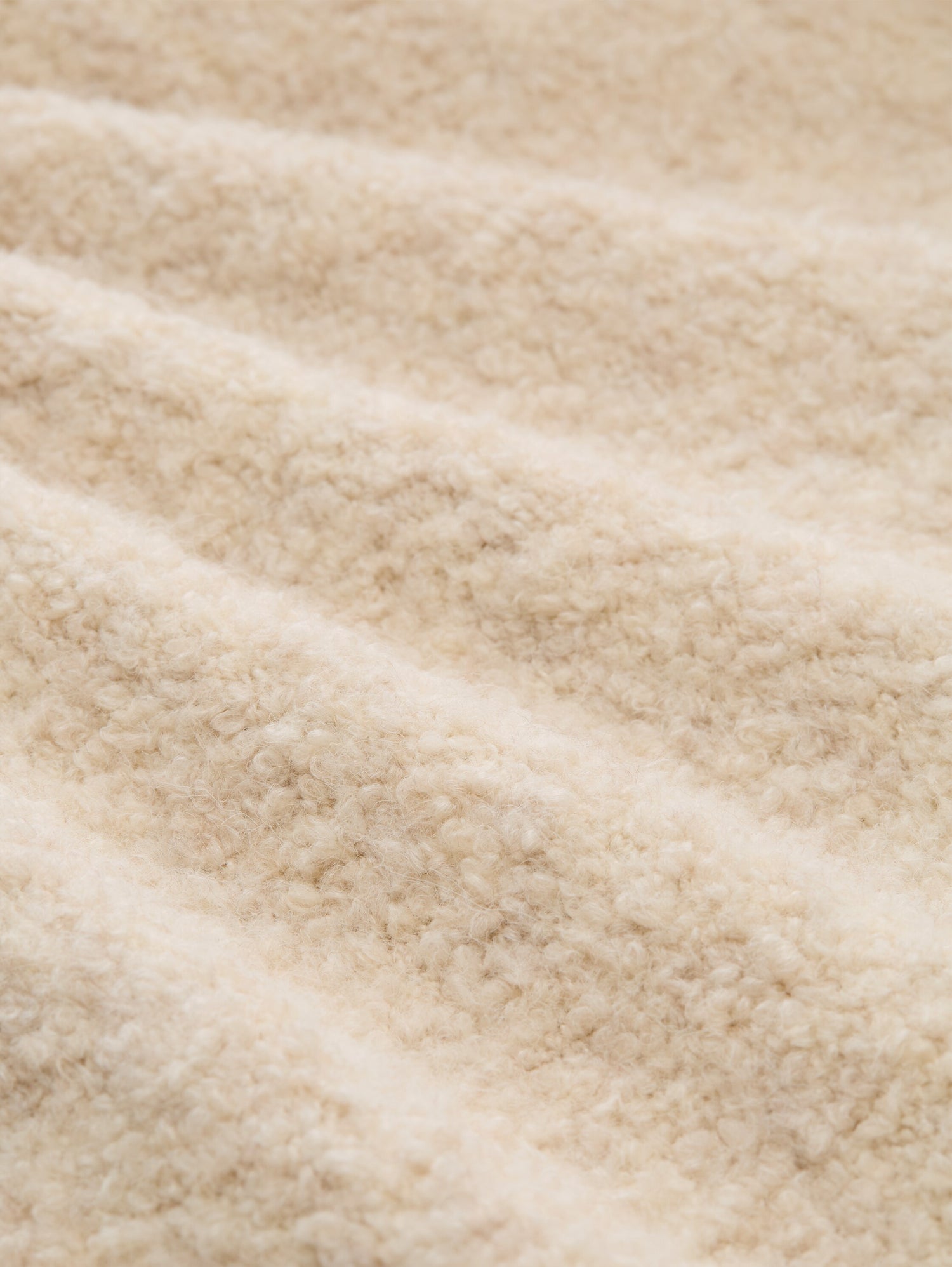 Bouclé Cardigan mit Wollanteil