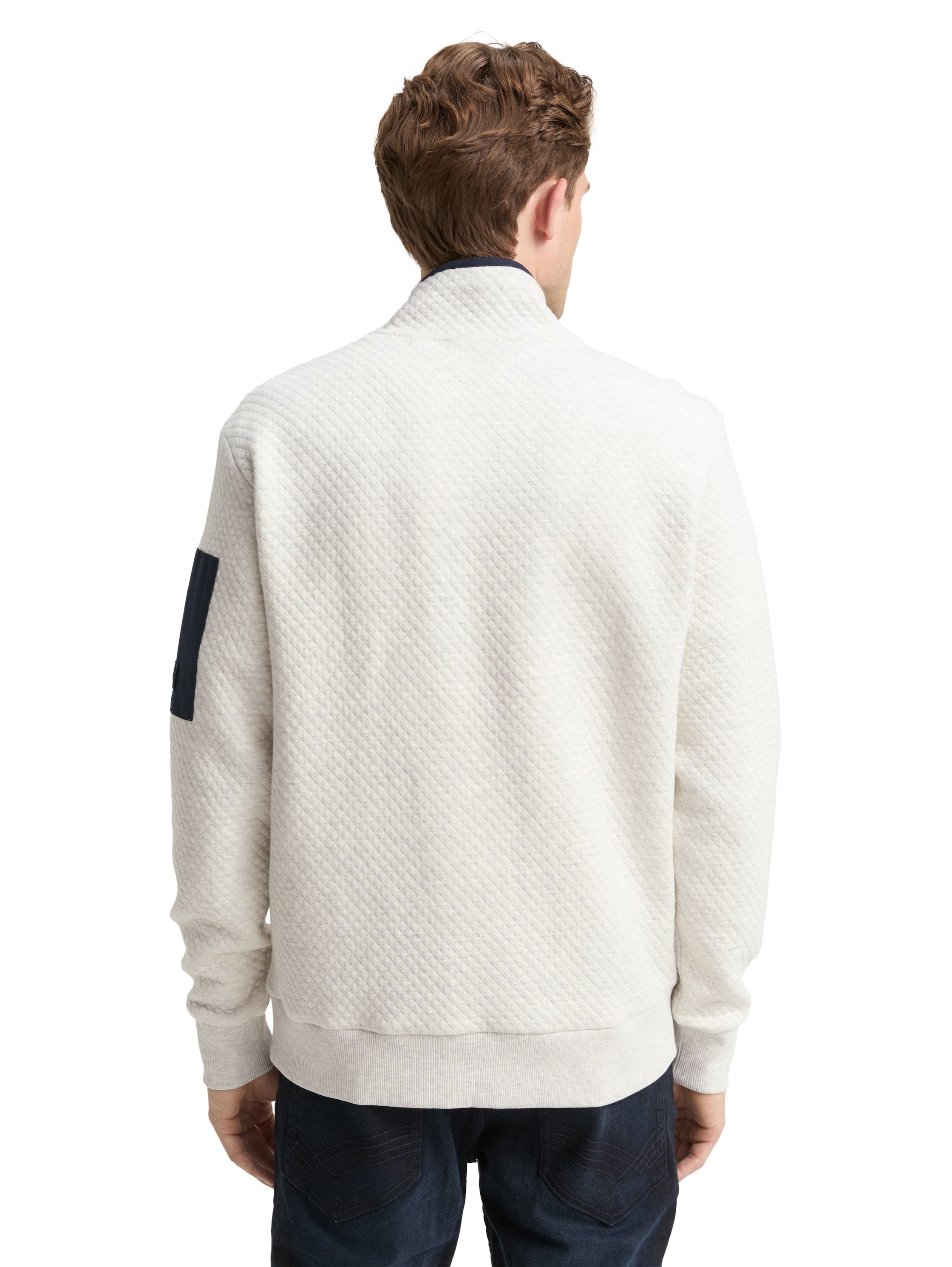 Troyer Sweatshirt mit Ärmeltasche