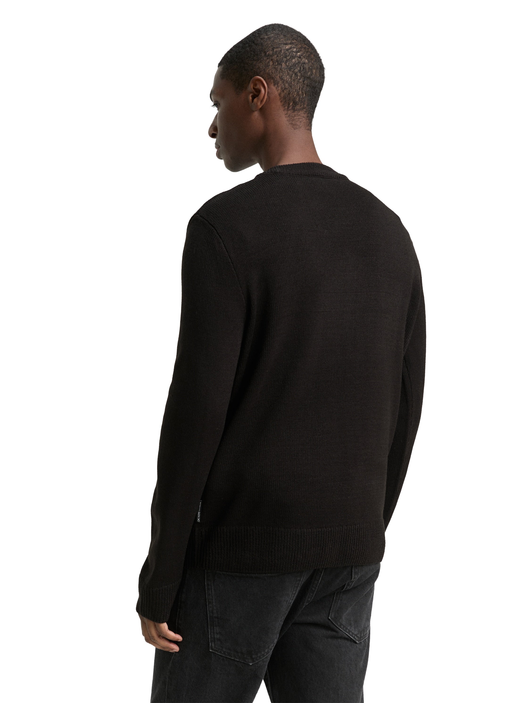 Strickpullover mit Rundhalsausschnitt