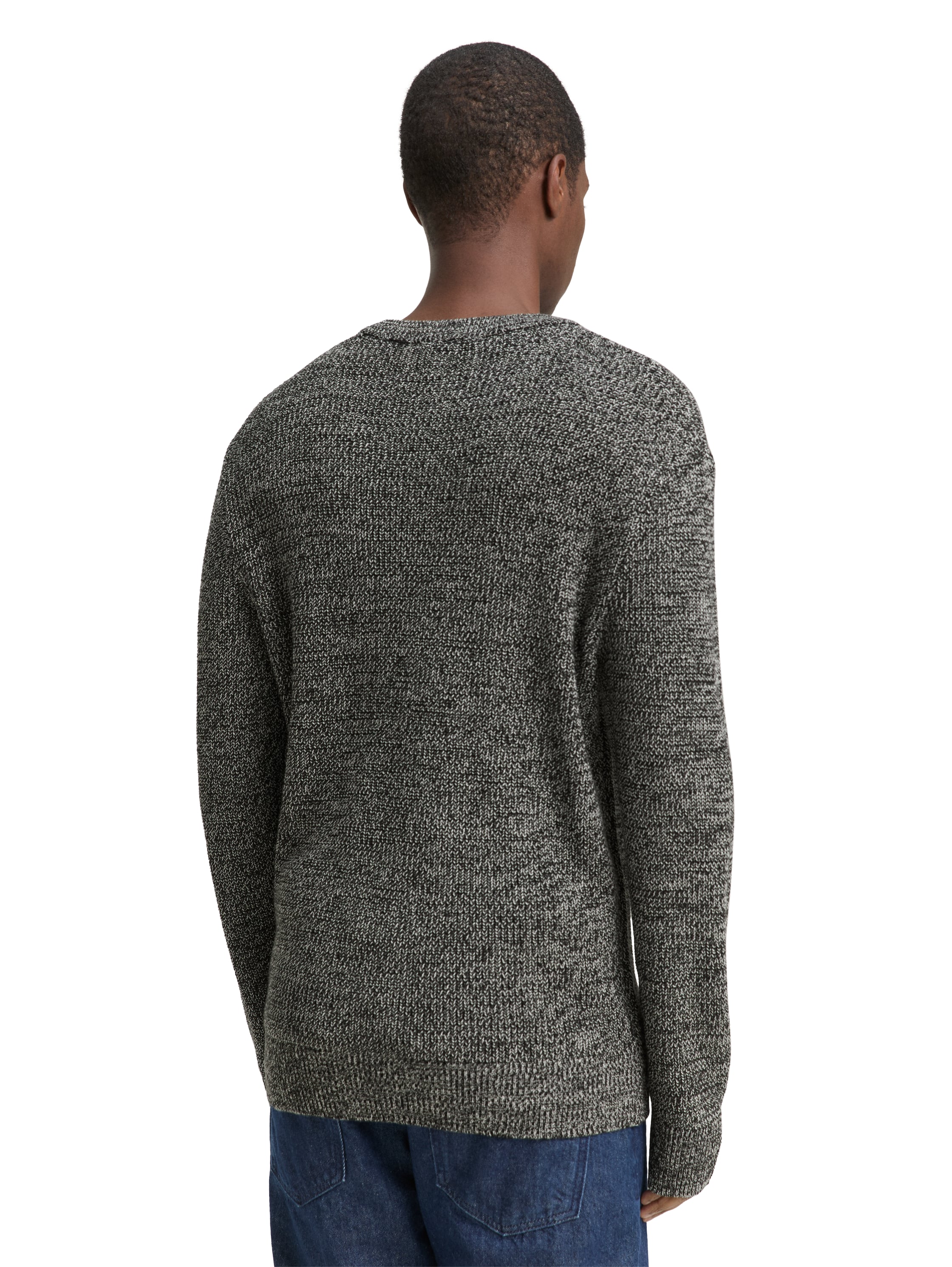 Strickpullover mit Rundhalsausschnitt