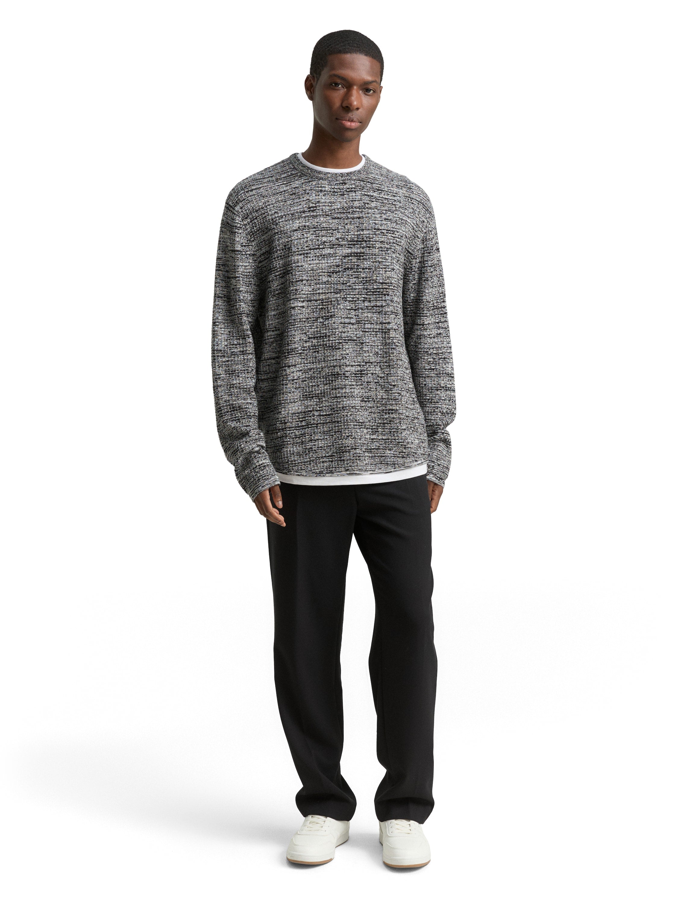 Strickpullover im 2-in-1-Look