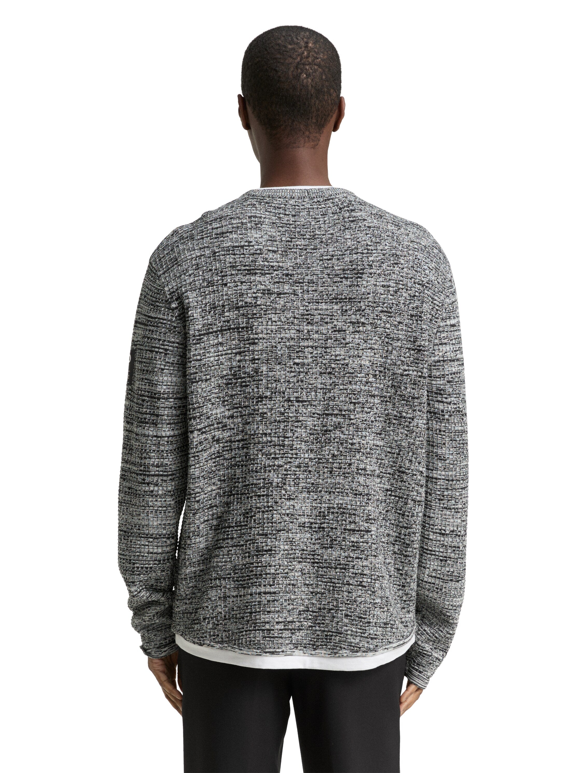 Strickpullover im 2-in-1-Look